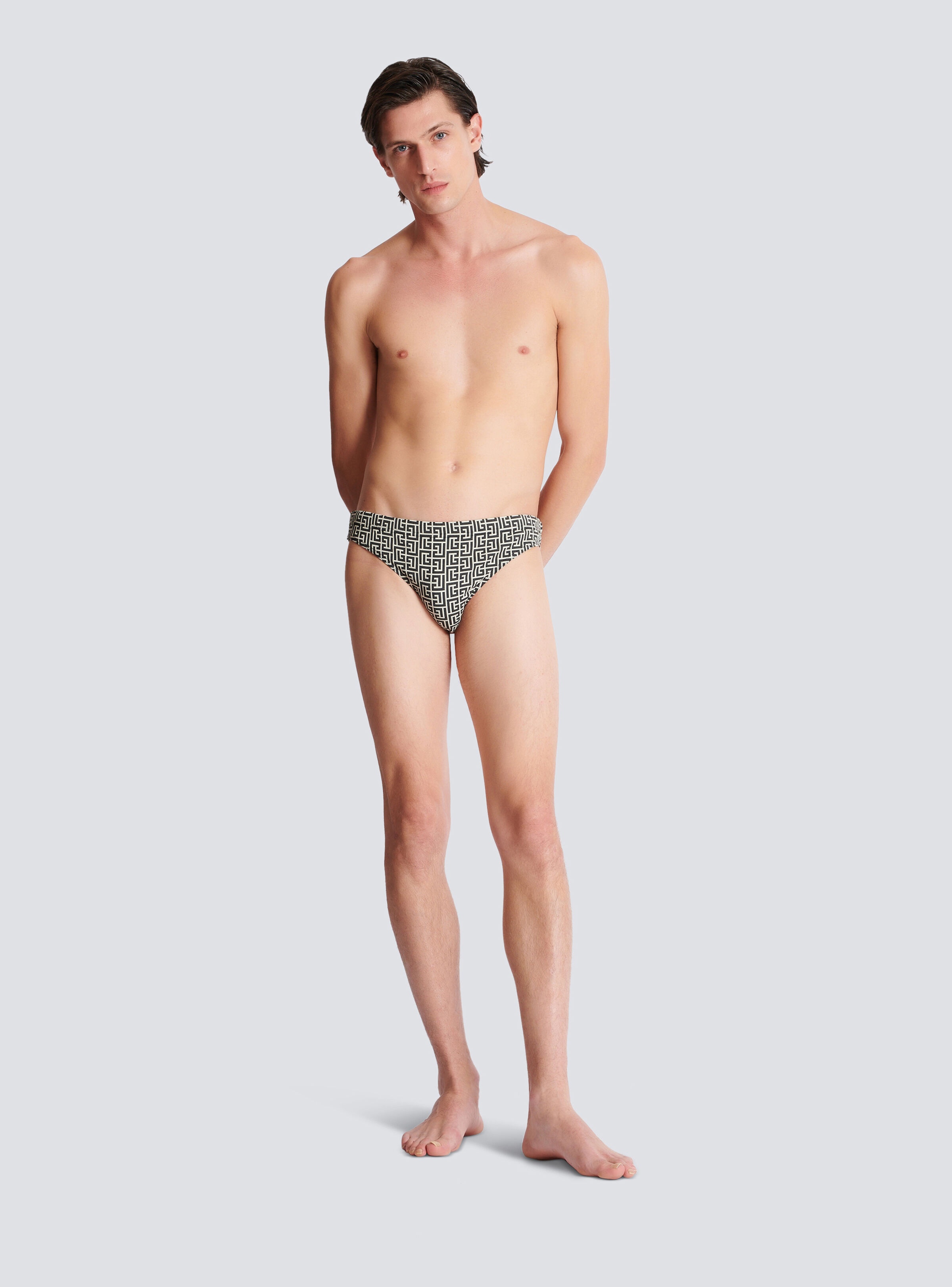 Printed PB Labyrinth swimming trunks - 3