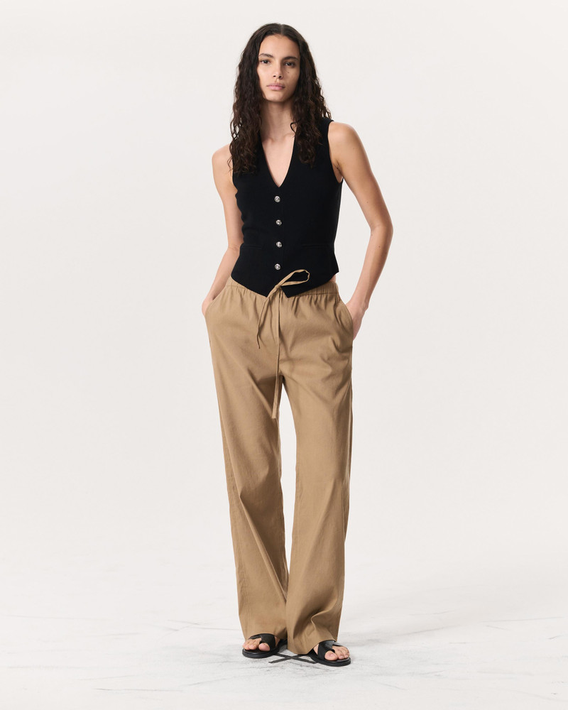 rag & bone Logan Linen-Blend Beach Pants outlook