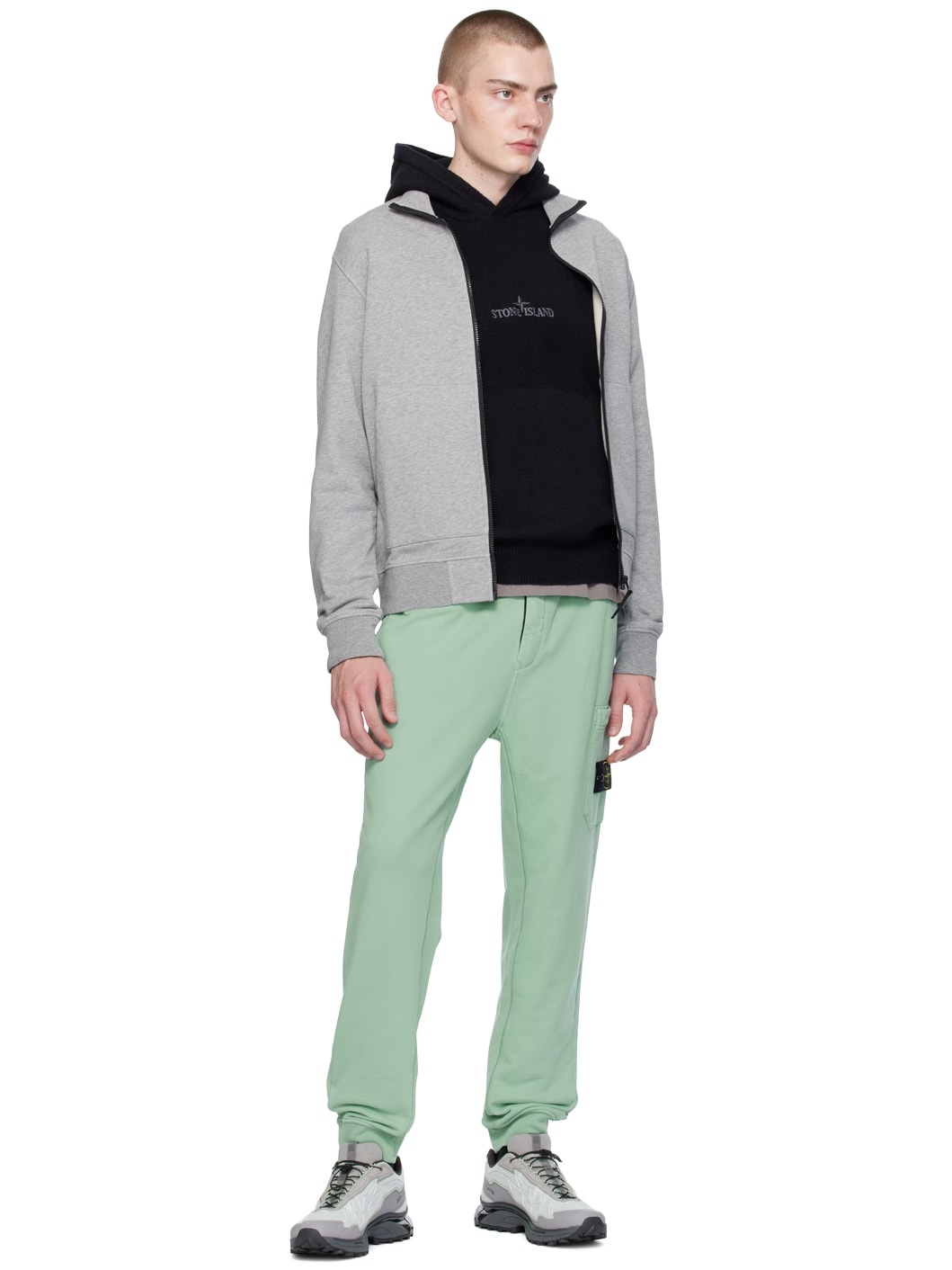 Green Patch Sweatpants - 4