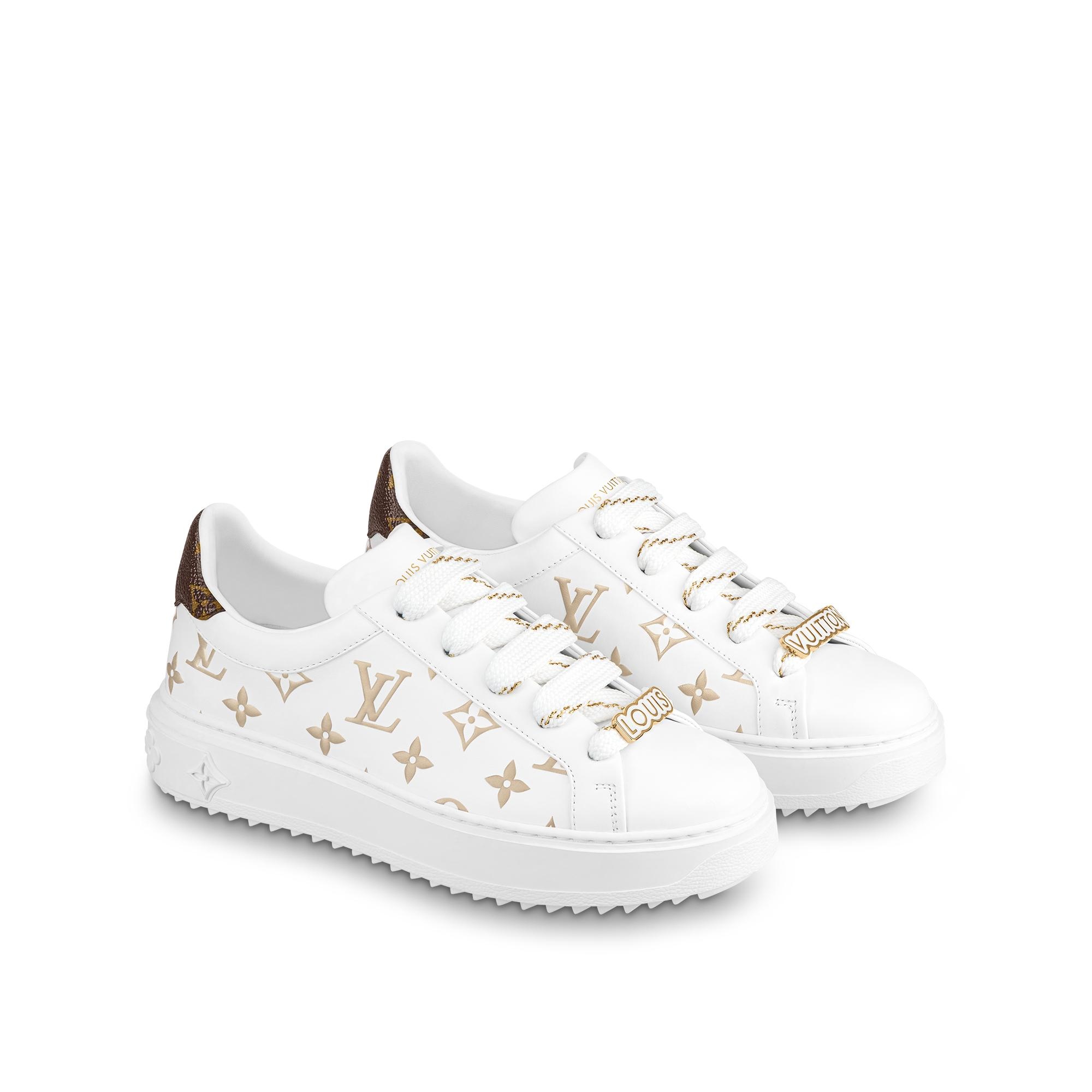 ゴールドカラー★ユニセックス【Loius Vuitton】Time OUT GOLD Louis Vuitton White & Gold Transparent Time-Out Womens