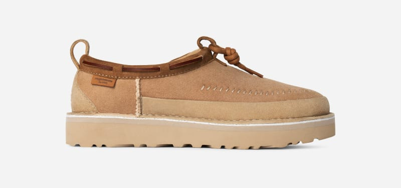 ® Tasman Crafted Regenerate Sheepskin Slippers in Sand 1
