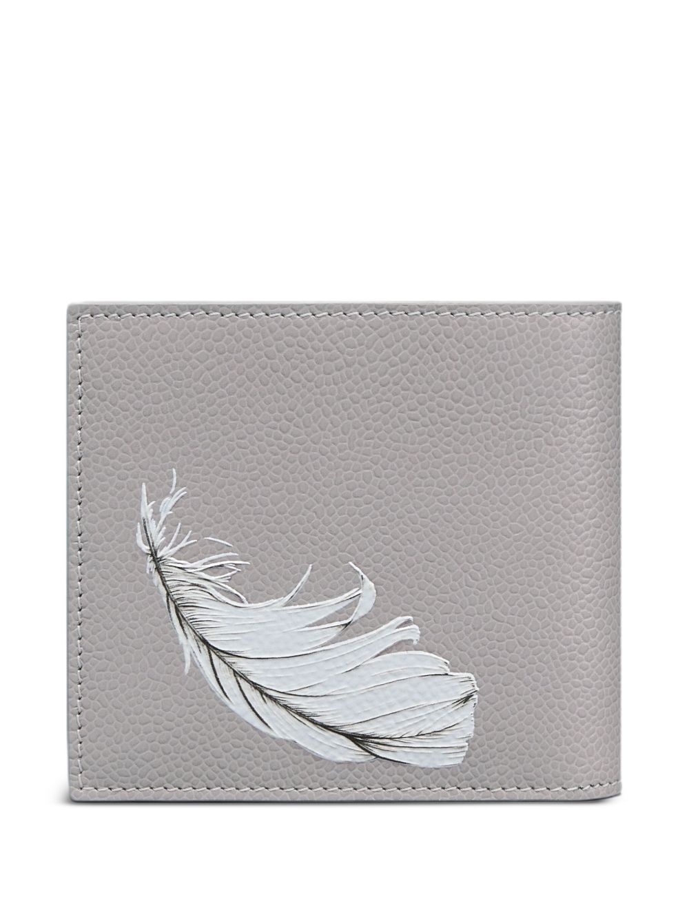 feather-print card holder - 2