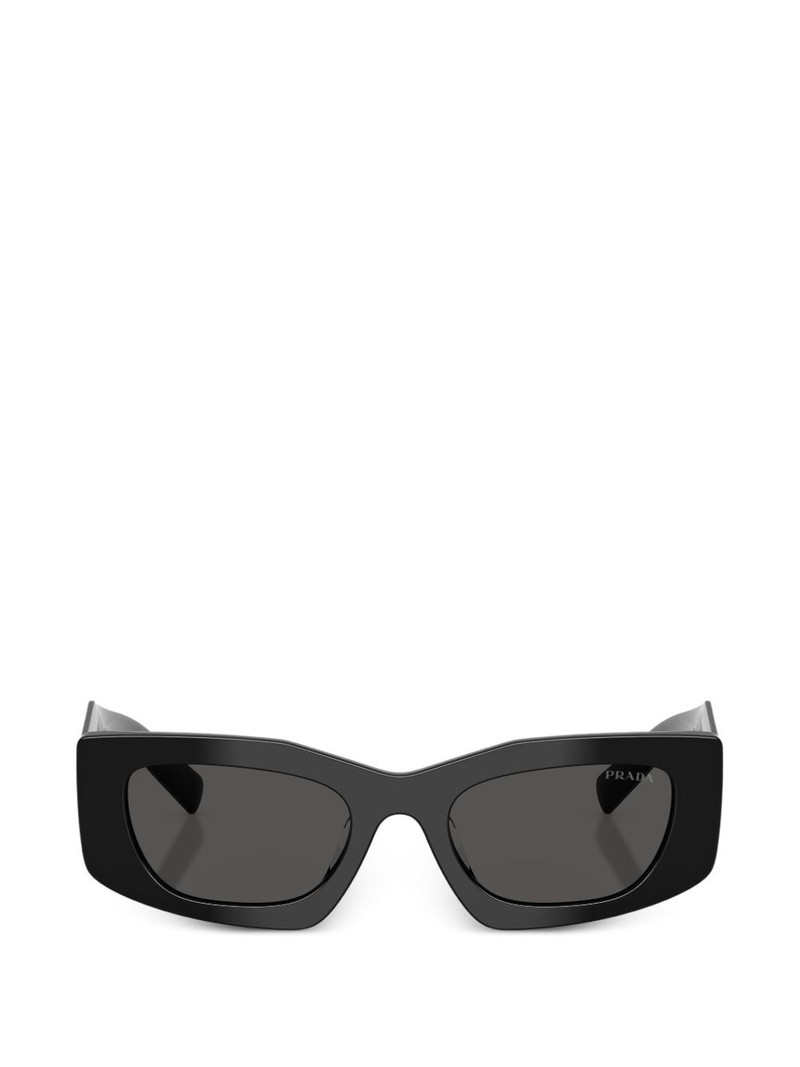 geometric-frame sunglasses 1