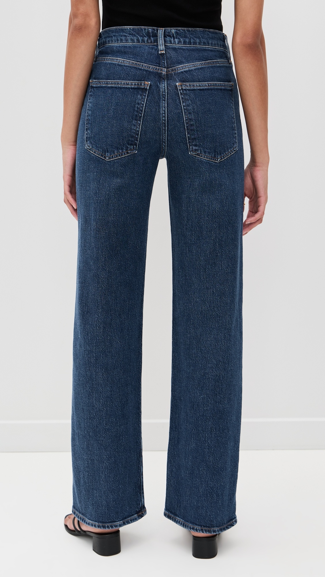 Harper Jeans Mid Rise Relaxed Straight Jeans - 2