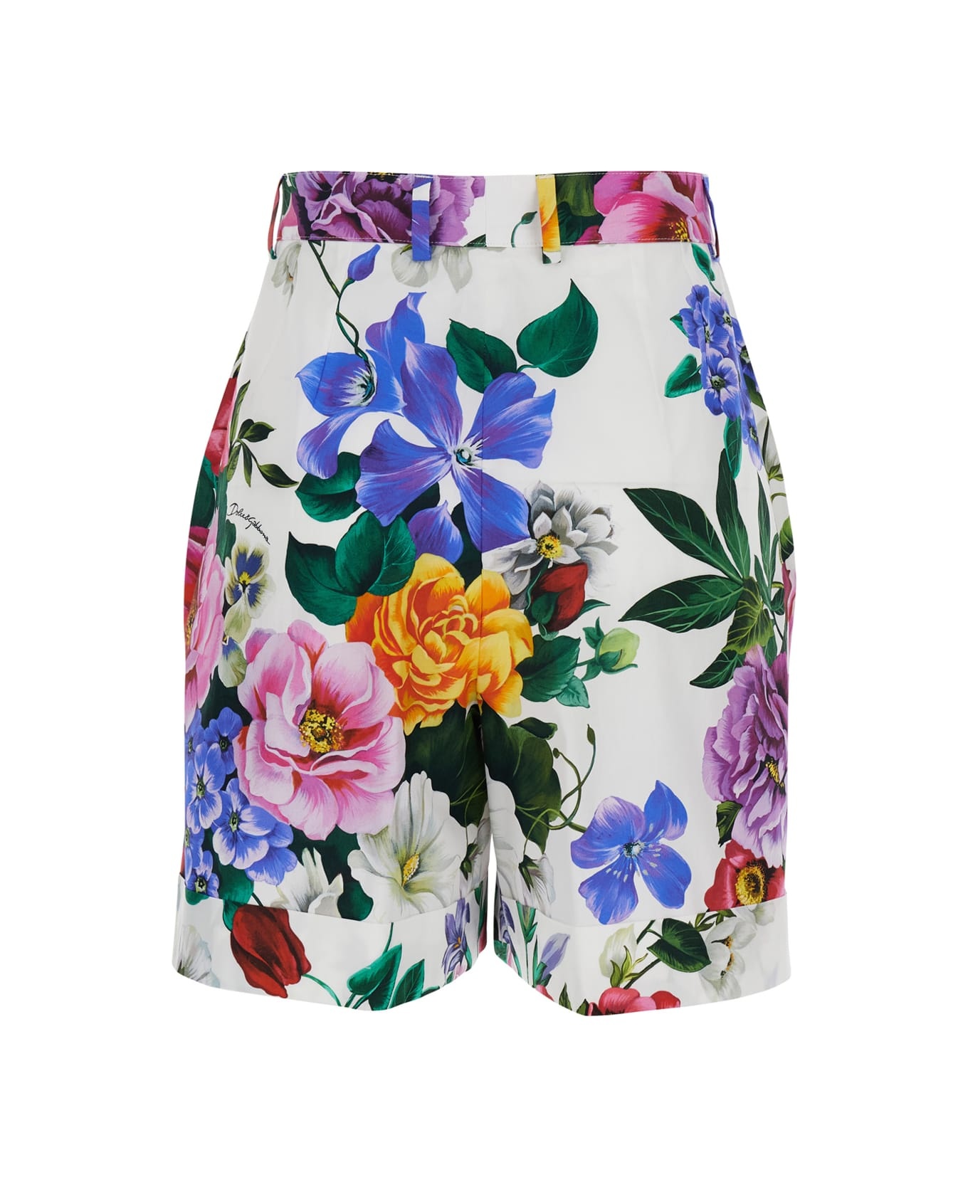 Multicolor Cotton Shorts - 2
