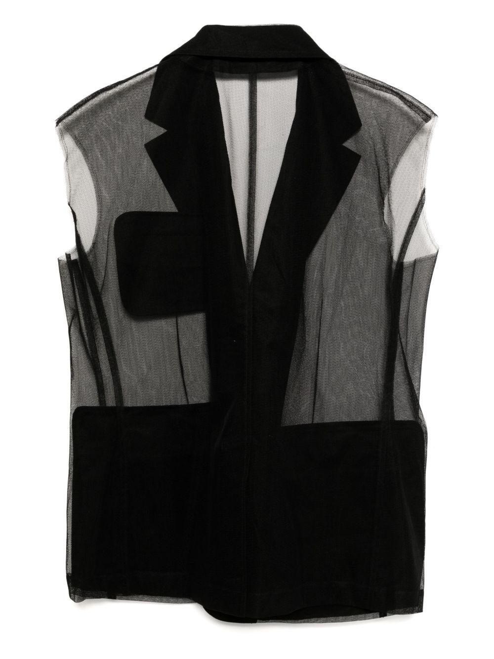 sleeveless blazer - 2