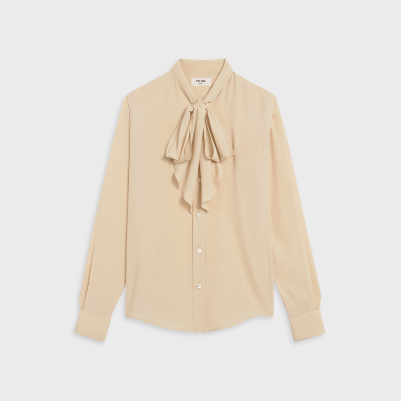 SKINNY SHIRT IN SILK CREPE 1