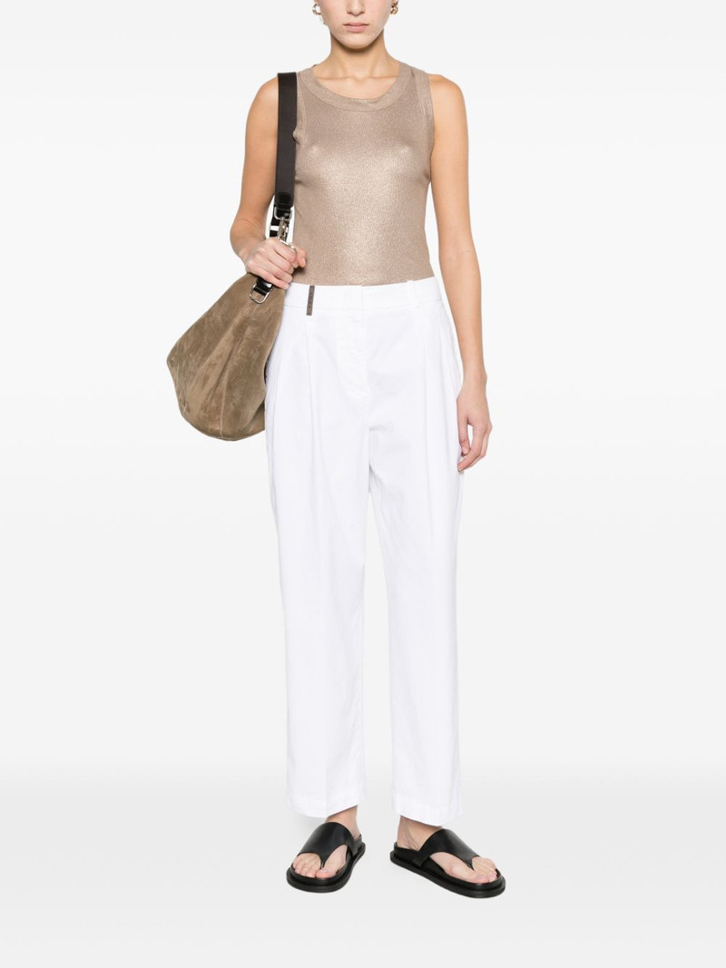 PESERICO pleated-details trousers outlook