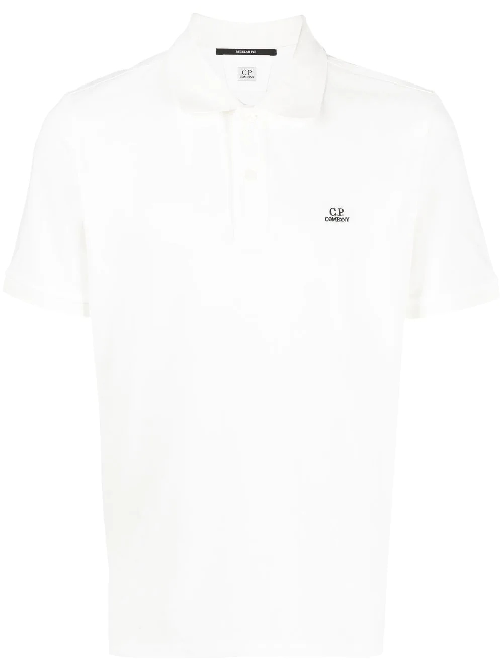 logo-embroidered polo shirt - 1