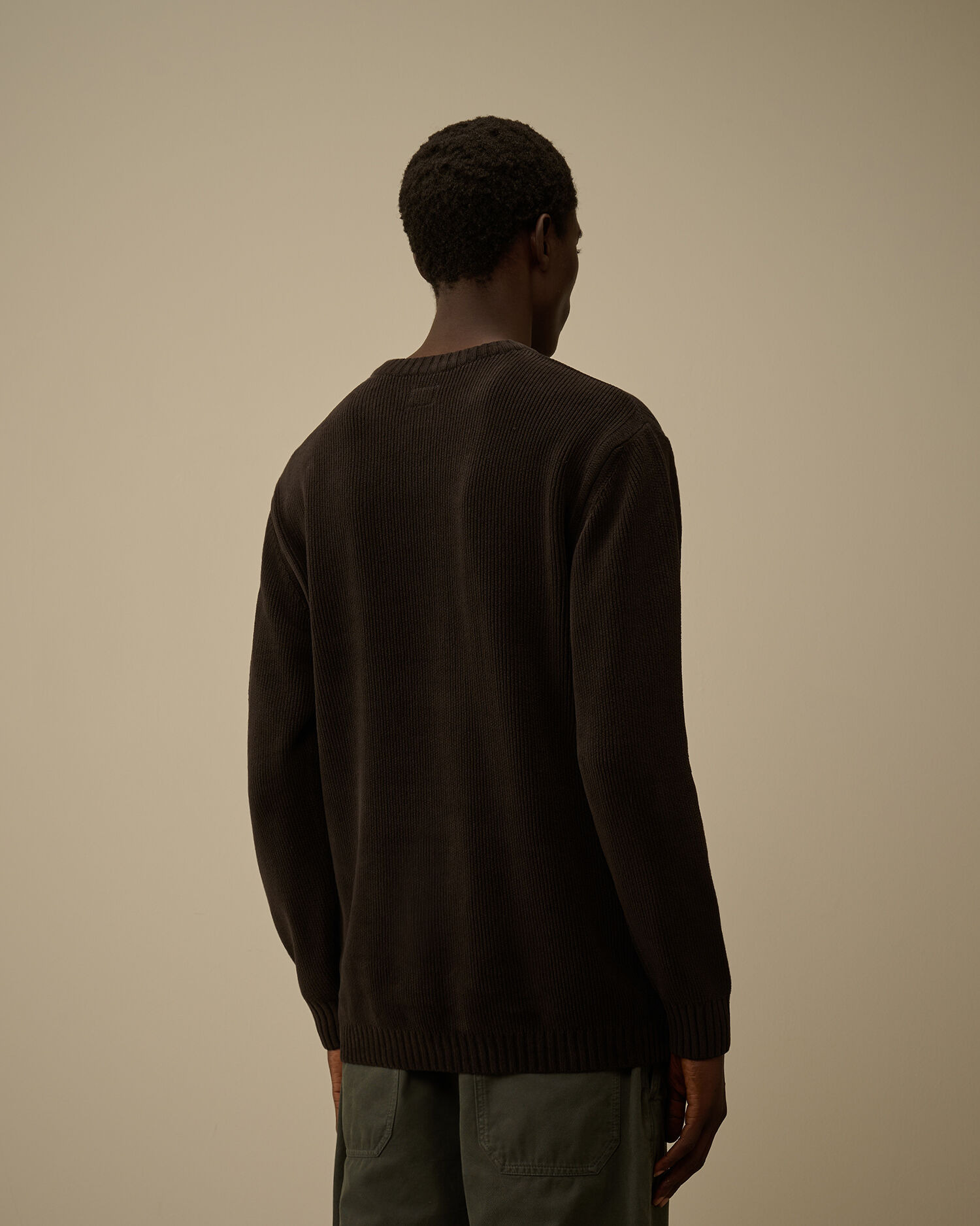 Cotton Chenille Crewneck Sweater - 4