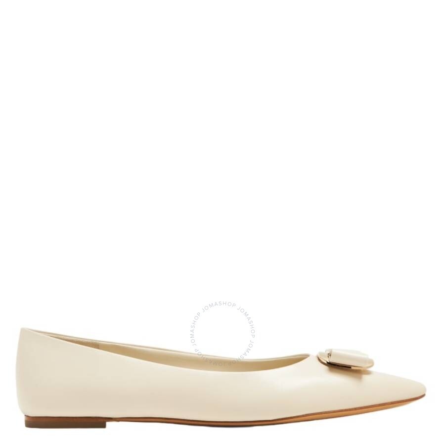 Ferragamo New Vara Plate Zea Ballet Flats - 1