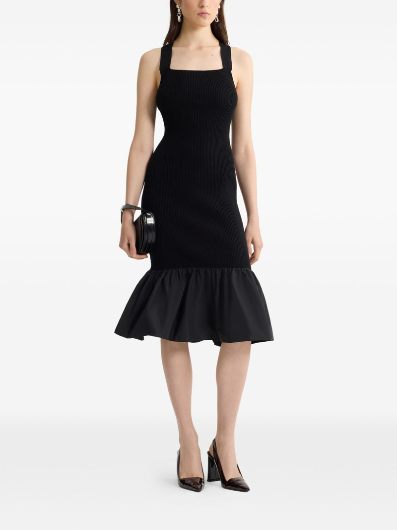 PATOU ruffled-hem midi dress outlook