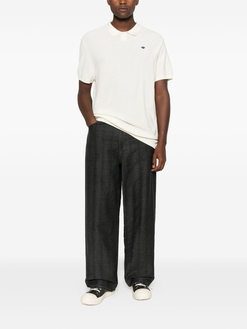 adidas Originals logo-plaque polo shirt outlook