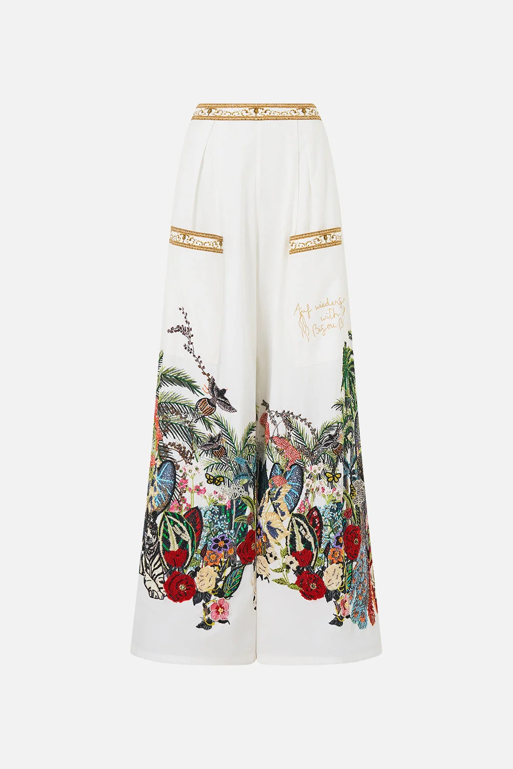 WIDE LEG TROUSER WITH FRONT POCKETS WANDERLUST EMPIRE - 1