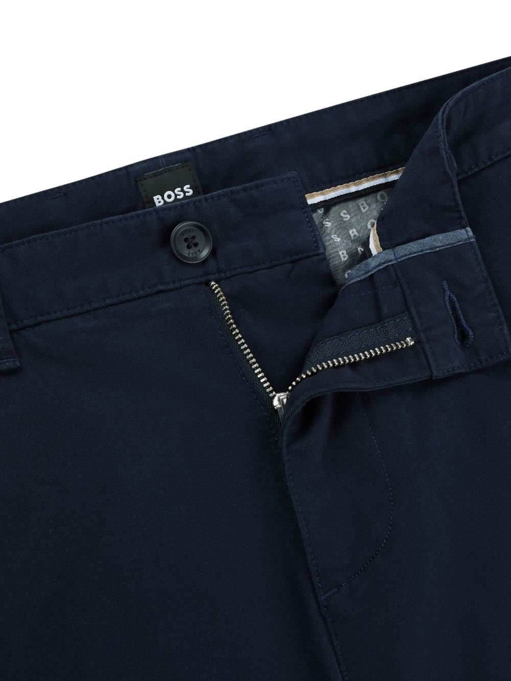 mid-rise straight-leg chinos - 6