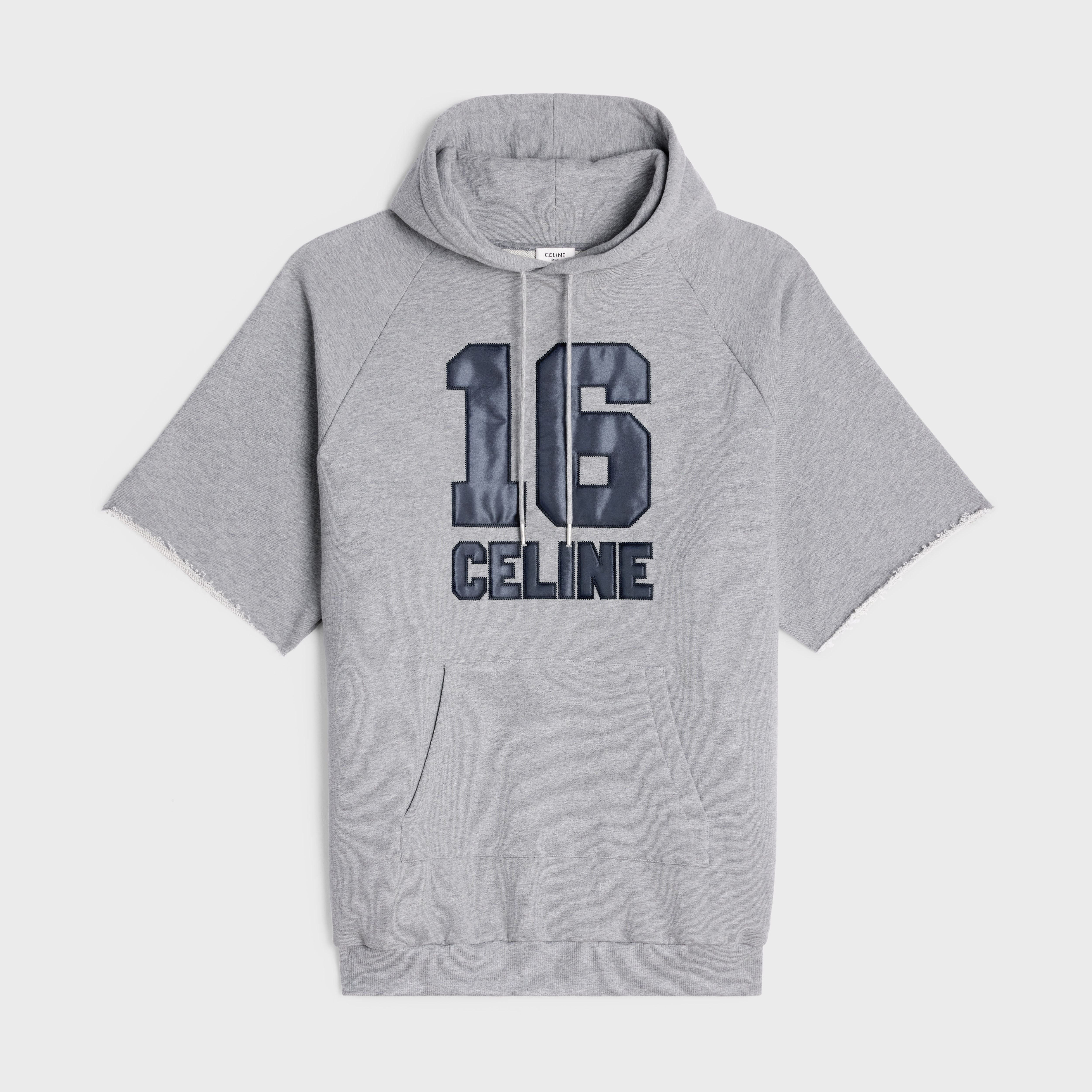 Celine 16 hoodie dress in cotton fleece - 1