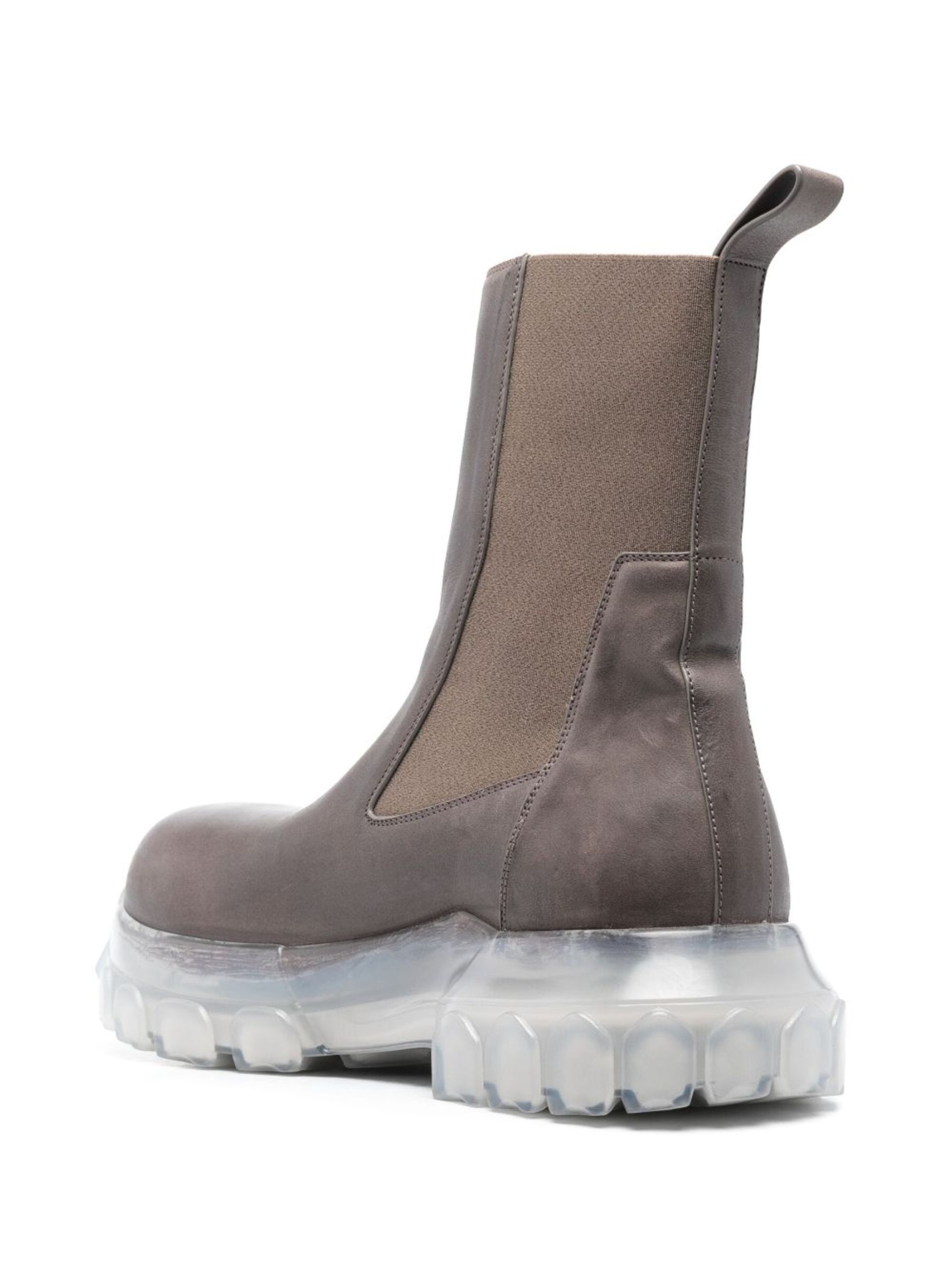 brown Beatle Bozo leather ankle boots - 3