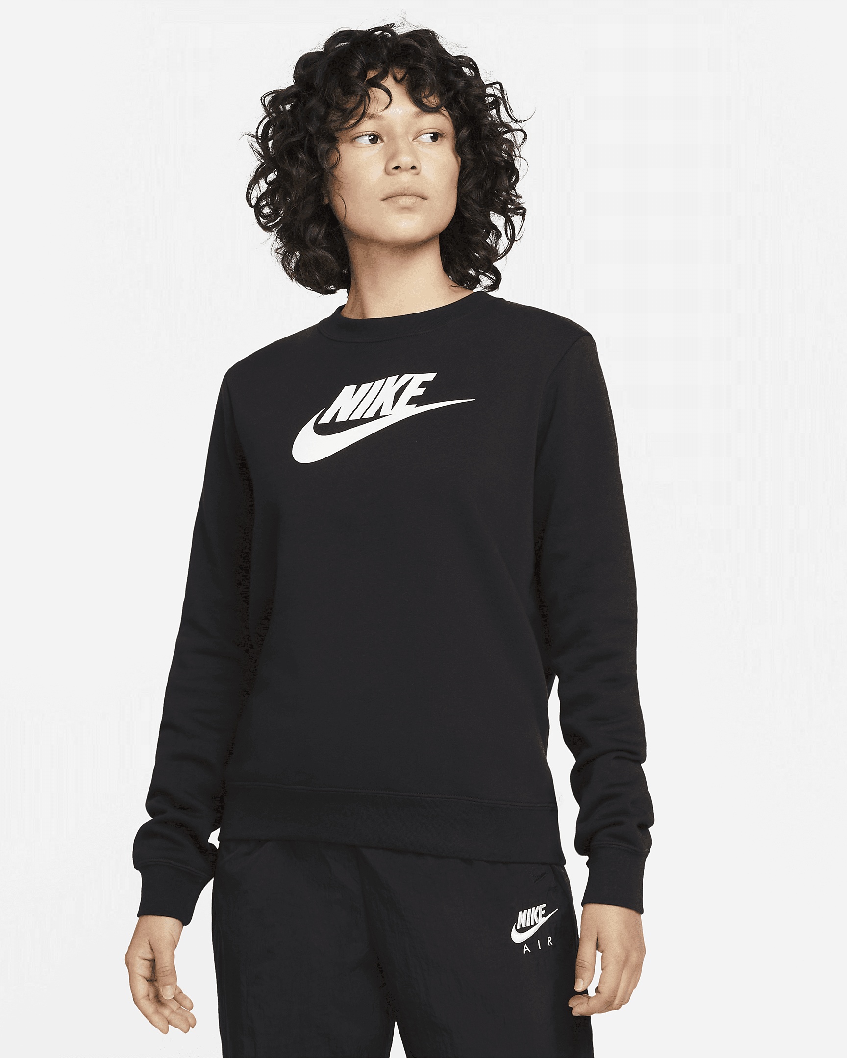 Nike Sportswear Club Fleece Women's Logo Crew-Neck Sweatshirt - 1