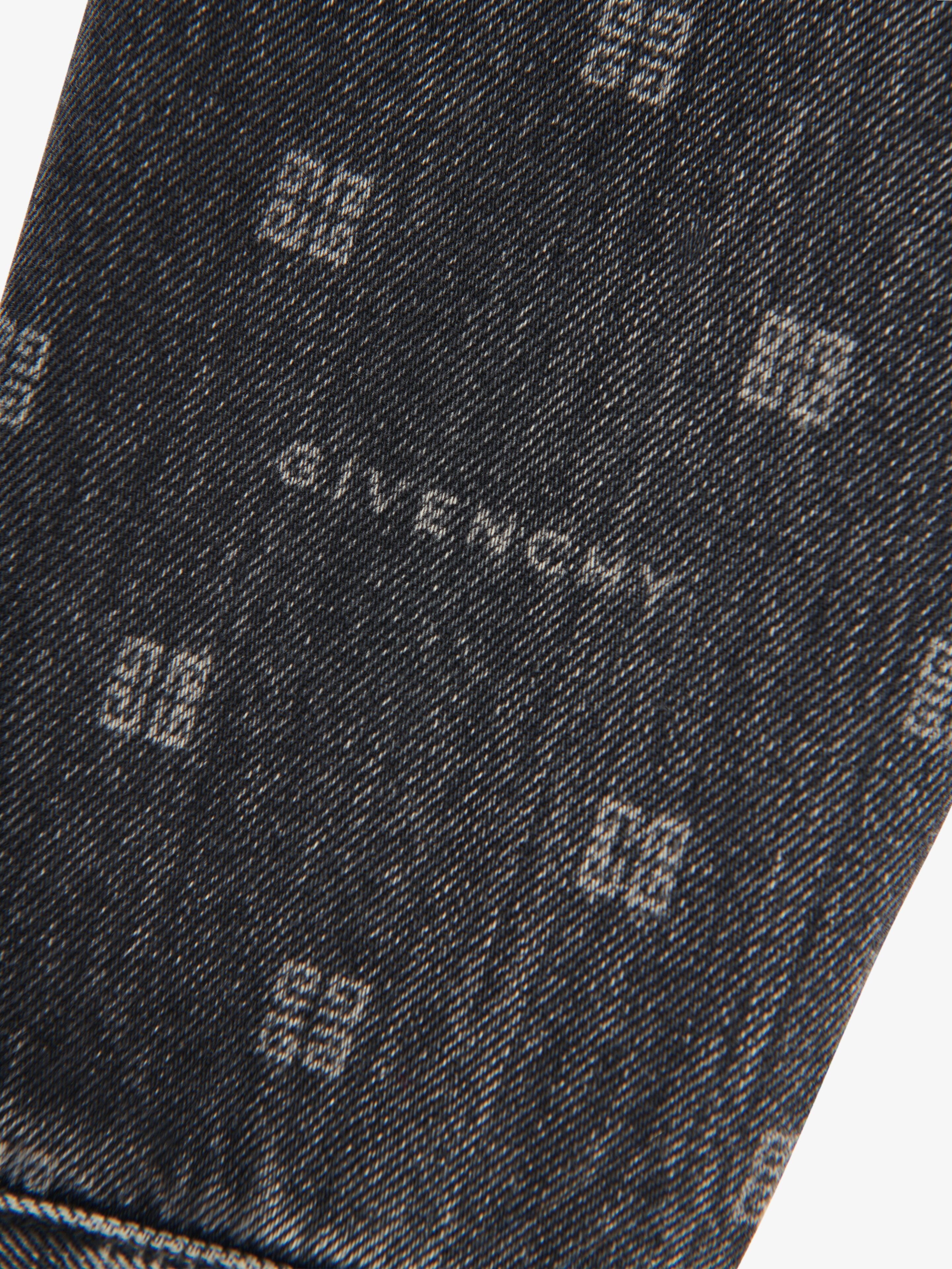 SLIM JACKET IN GIVENCHY 4G DENIM - 6