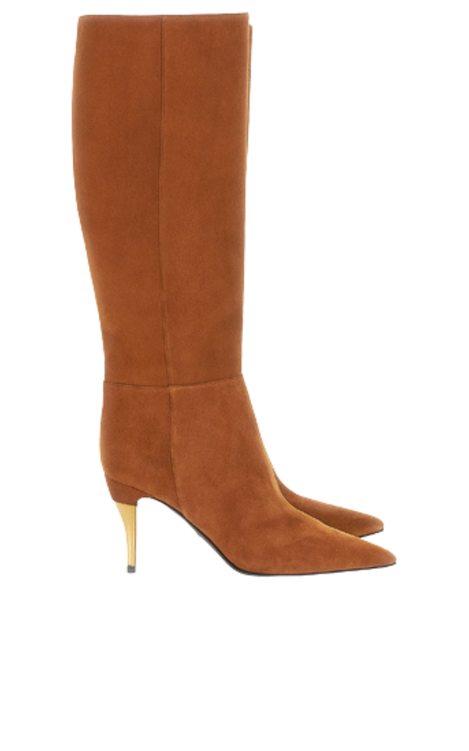 Priscilla 85 Suede Knee Boots - 4
