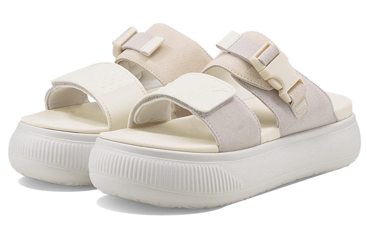 (WMNS) PUMA Suede Mayu Sandal 'Nimbus Cloud Pristine' 383380-02 - 4