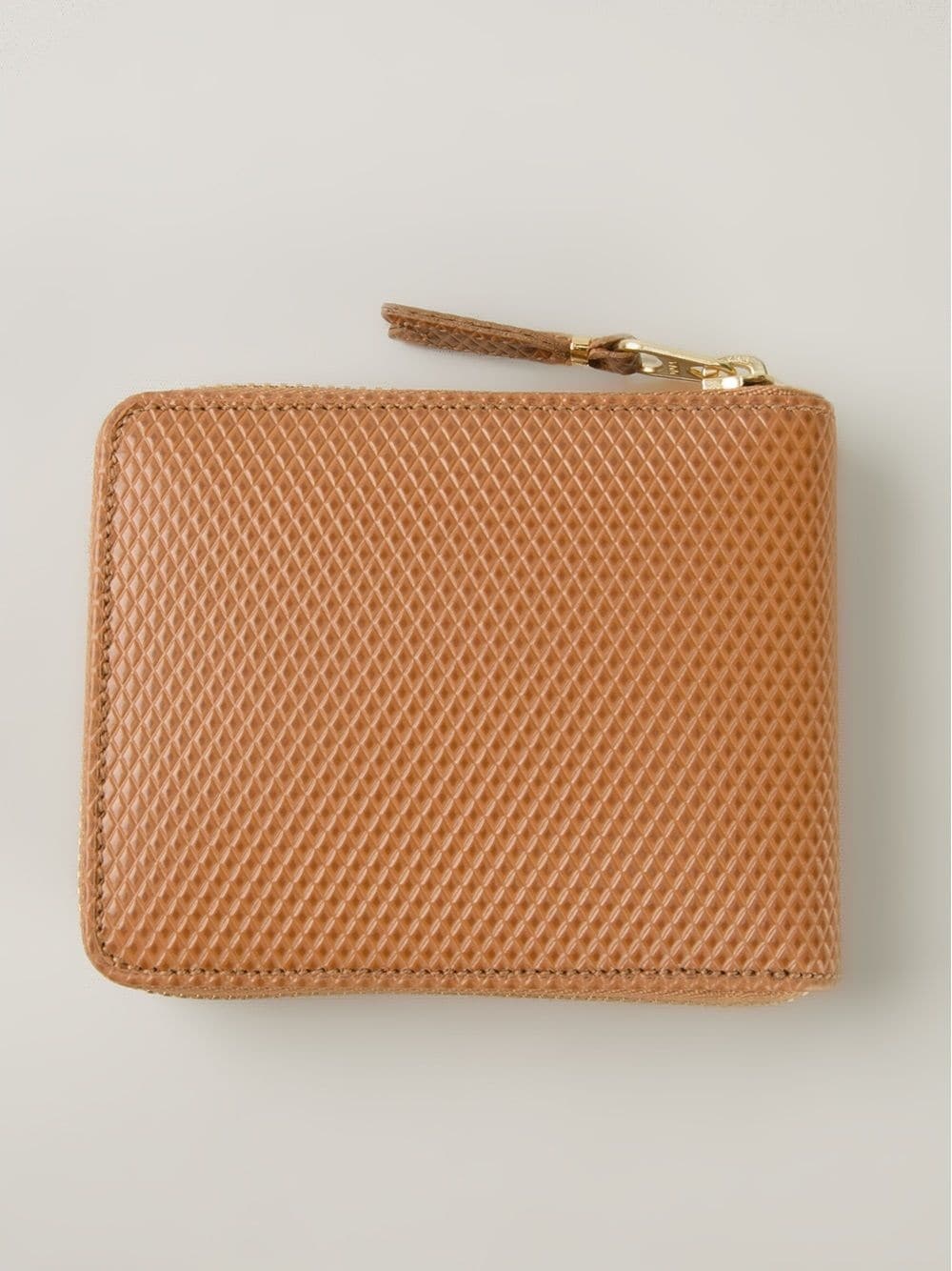 textured zip around wallet - 2