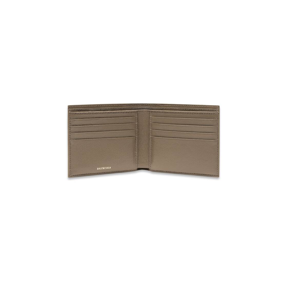 signature square folded wallet bb monogram coated canvas - 3