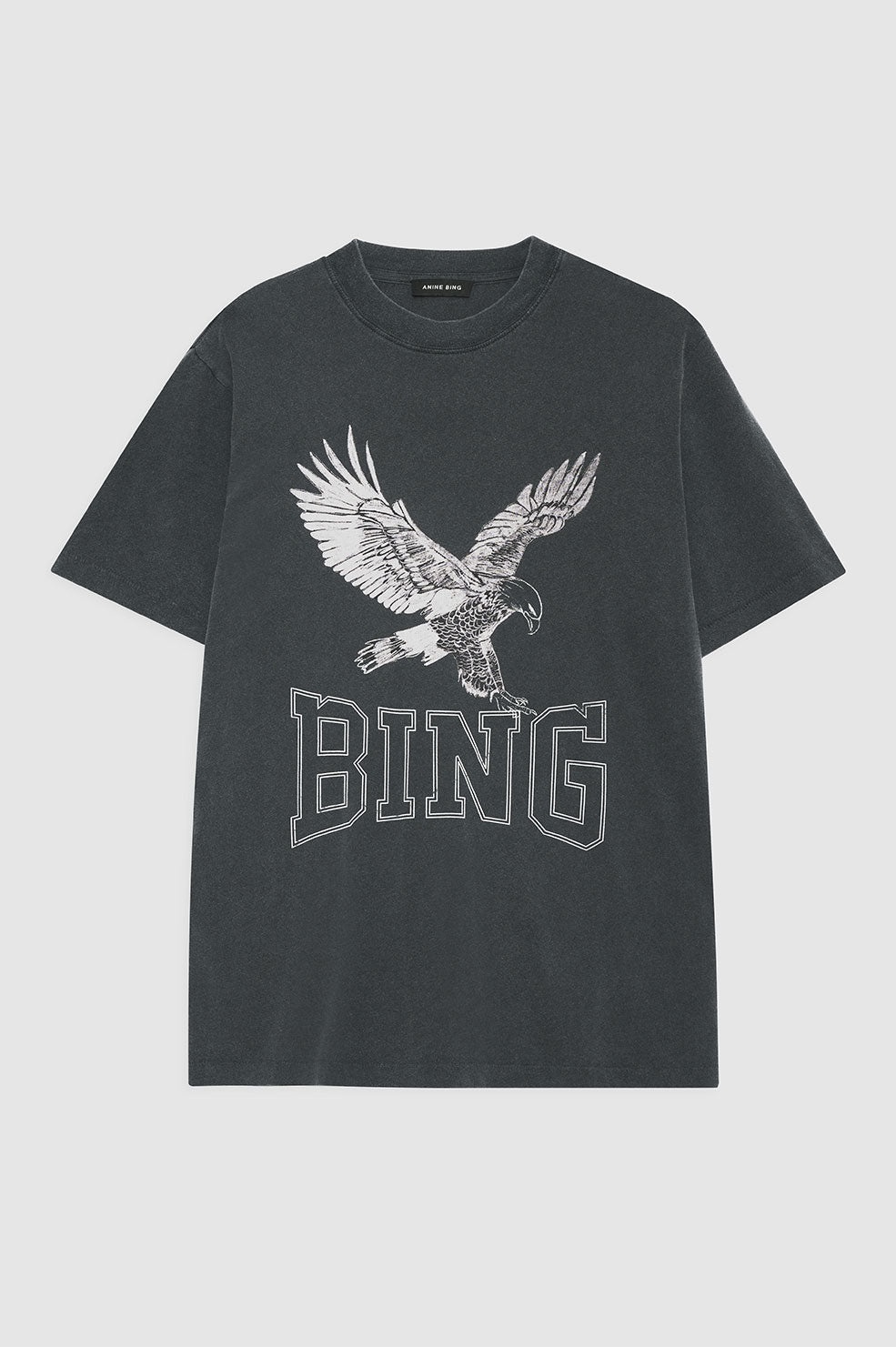 Lili Tee Retro Eagle - Washed Black - 1