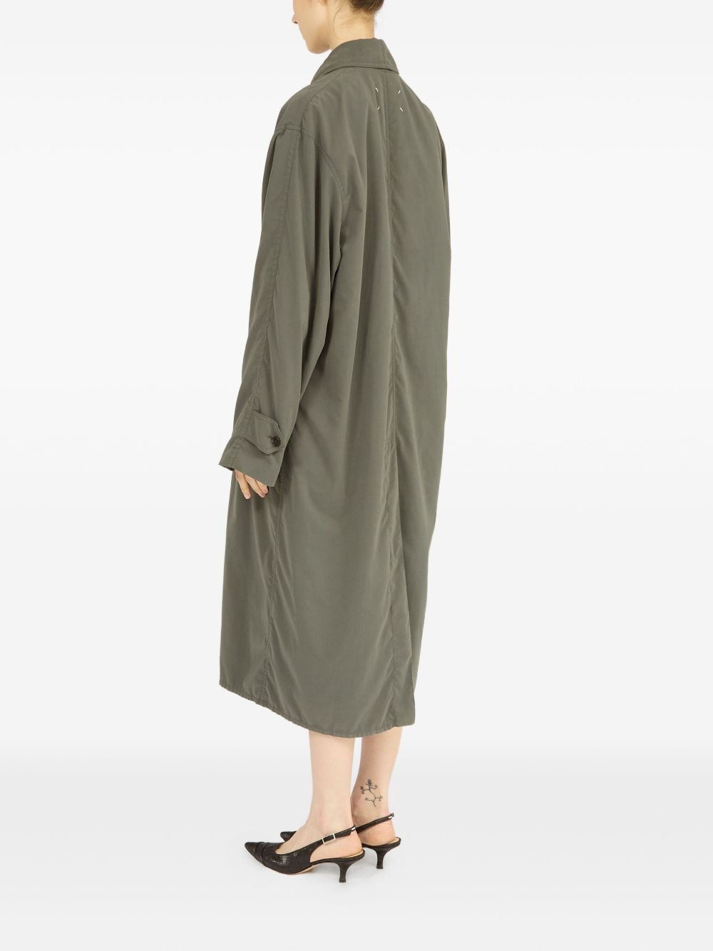 peached trench coat - 5