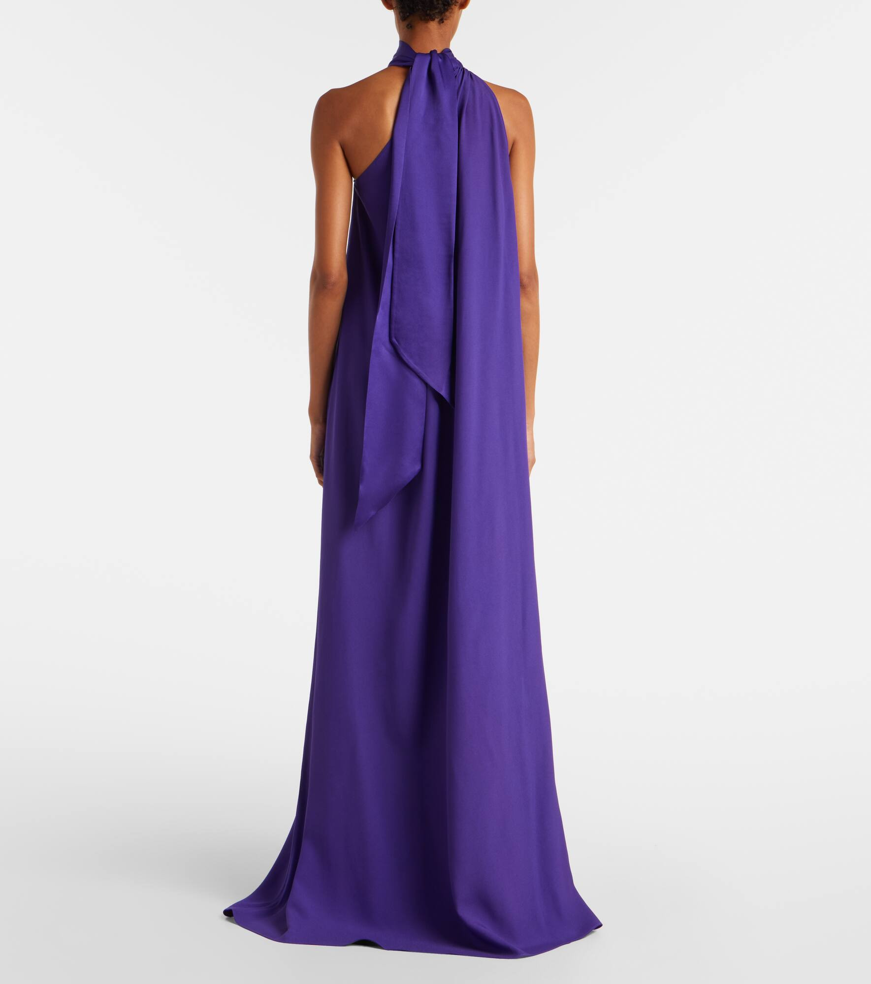 Astor scarf-detail maxi dress - 3