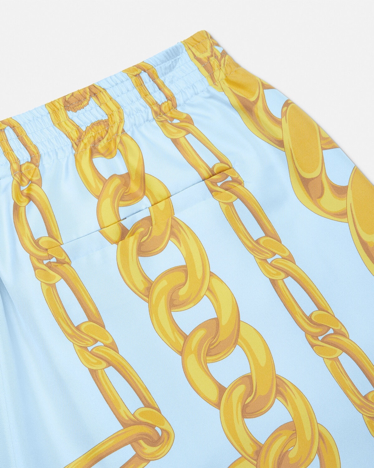 Medusa Chains Silk Shorts - 4