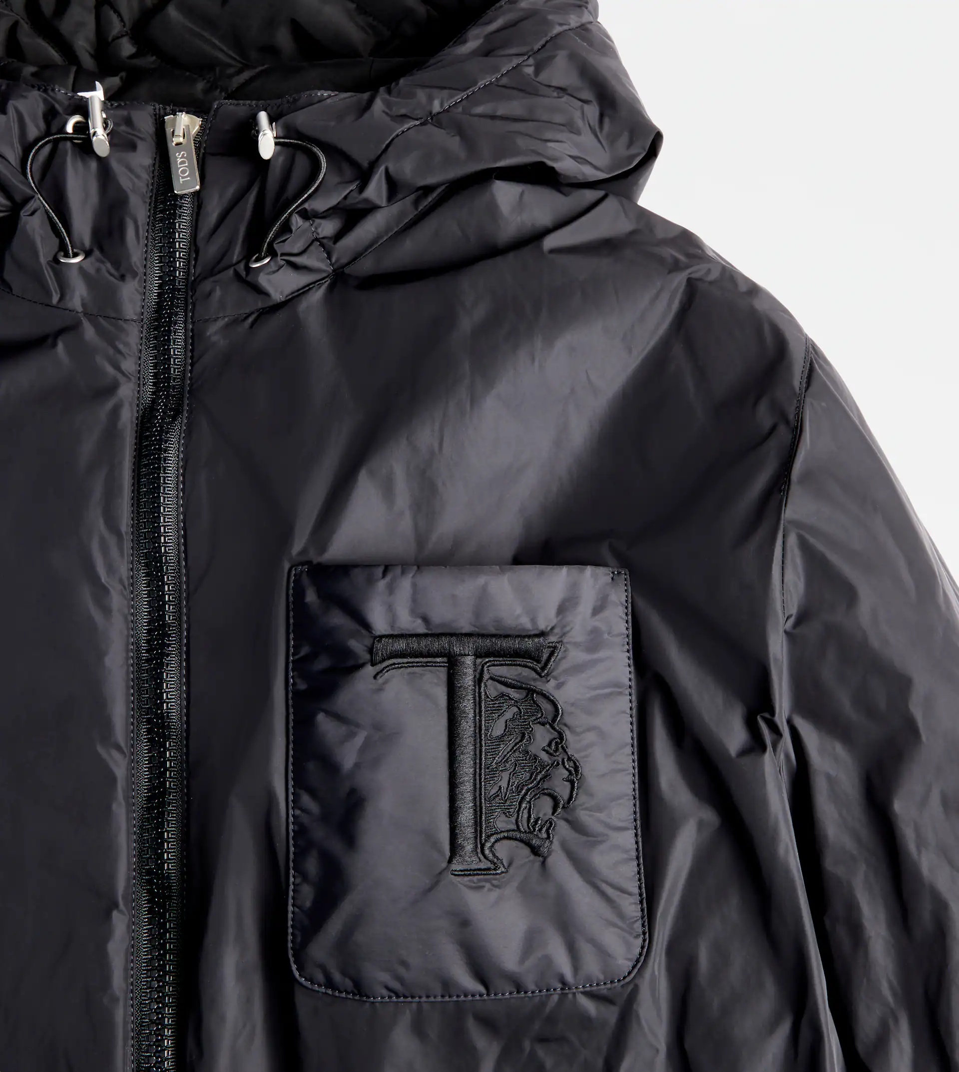 TOD'S PADDED WINDBREAKER - BLACK - 6