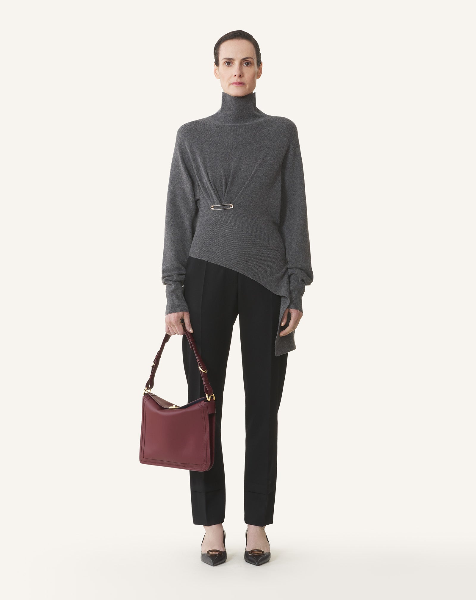 SAC COMPAGNON ASYMETRIQUE EN CUIR - 10