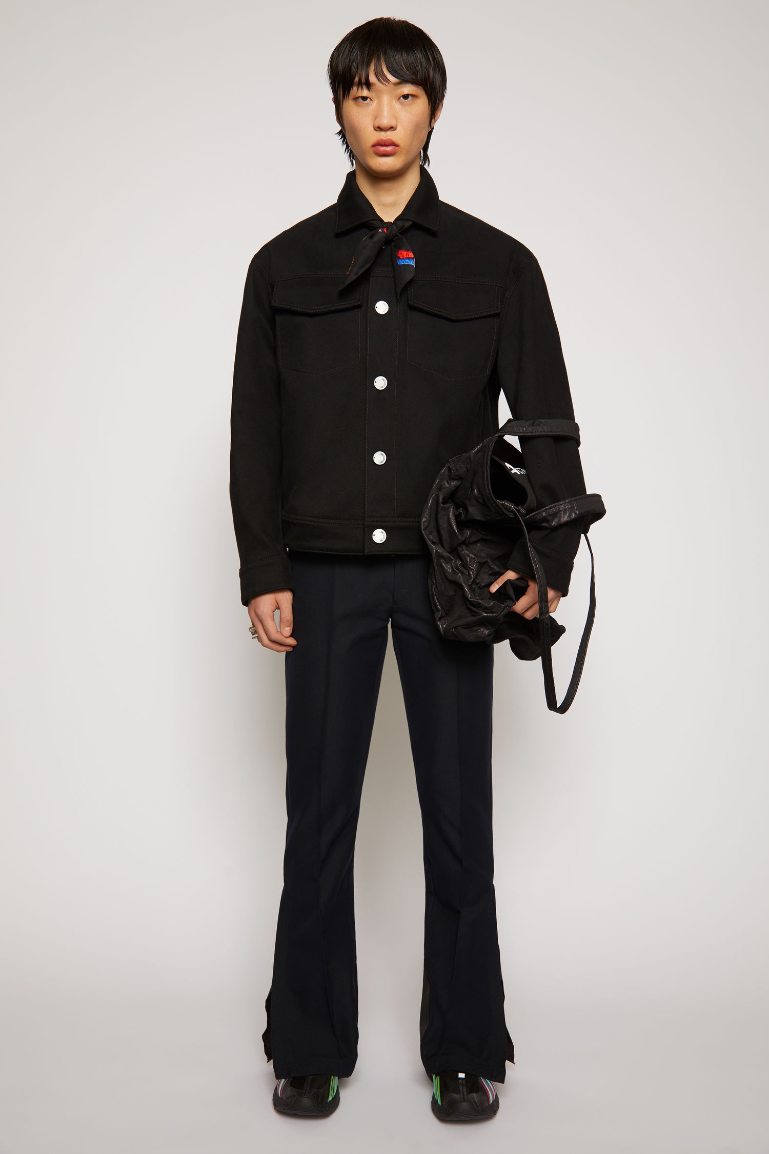 Cotton twill jacket black - 2