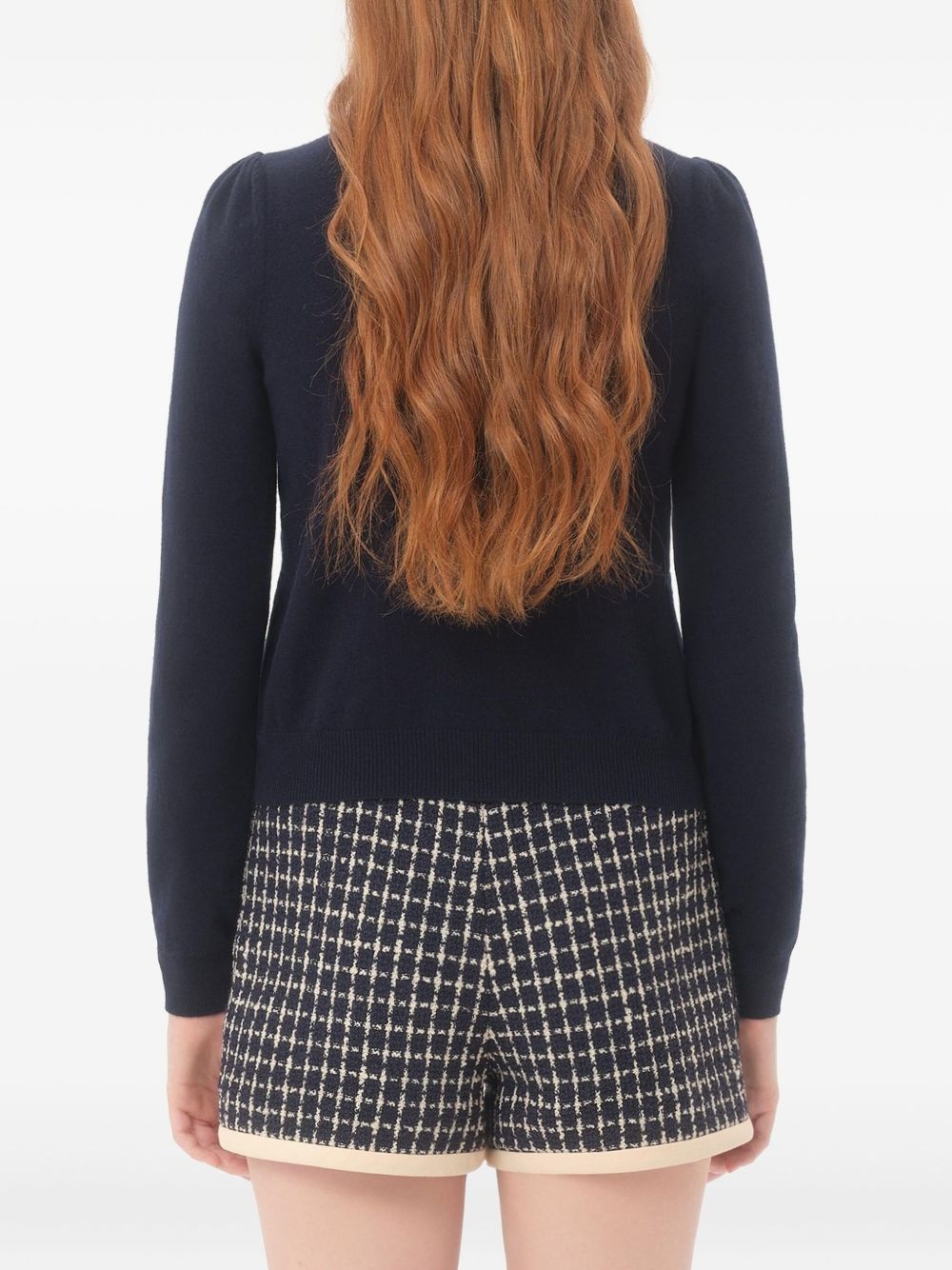 embroidered cardigan - 5