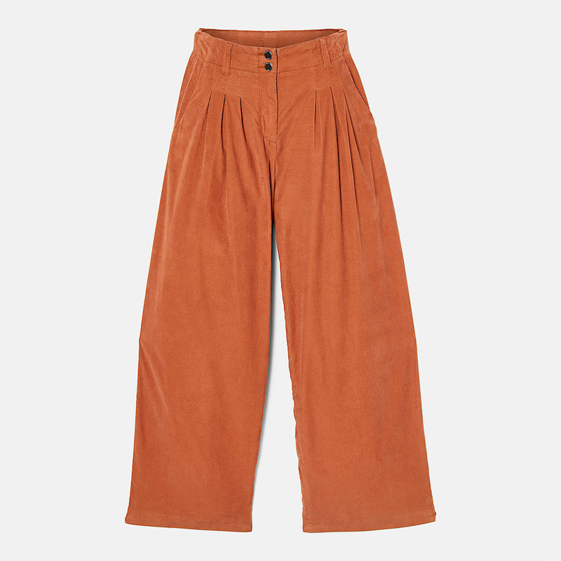 Women's Needle Corduroy Wide Leg Pant 1