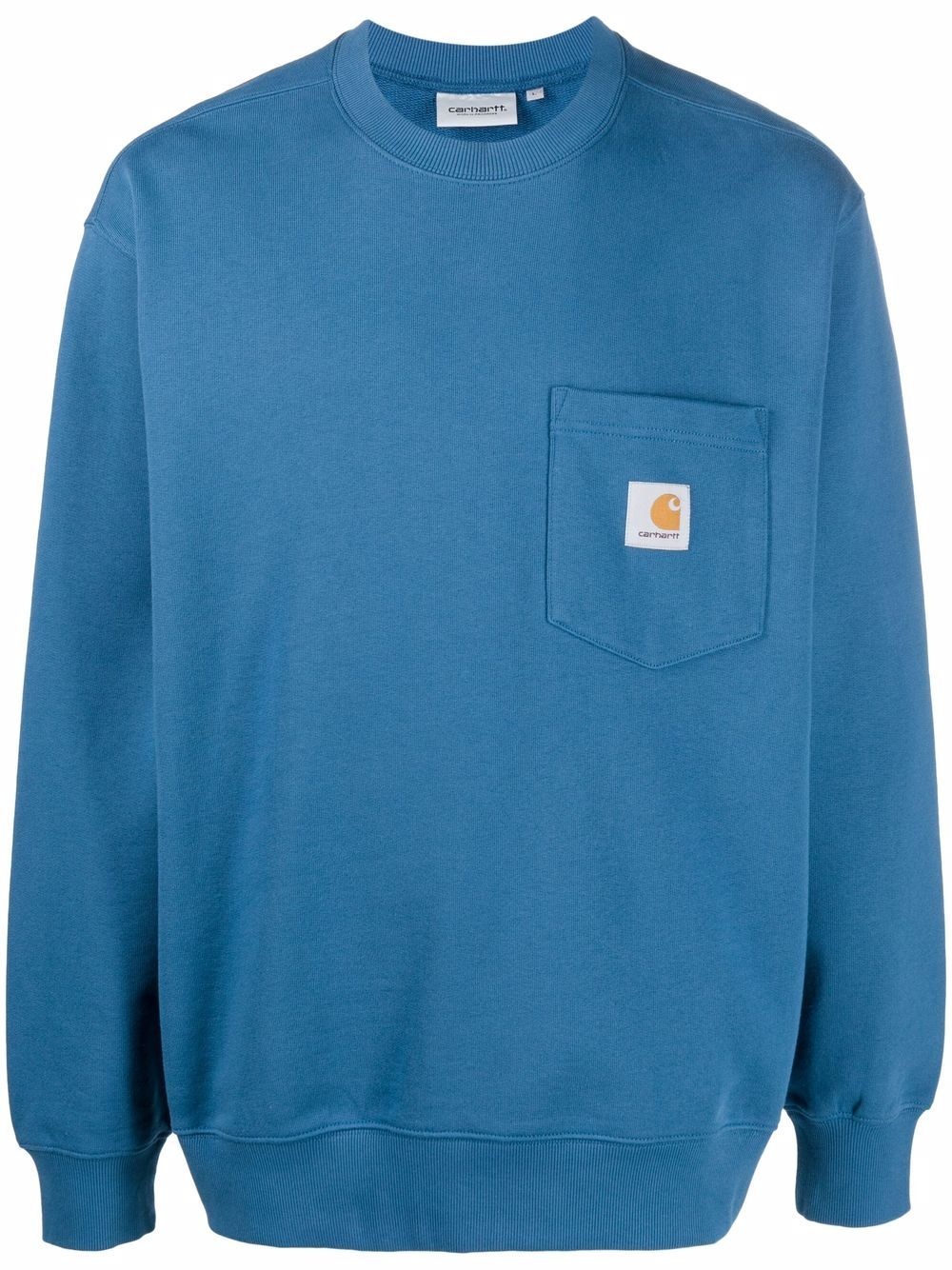 Pocket logo-patch sweatshirt - 1