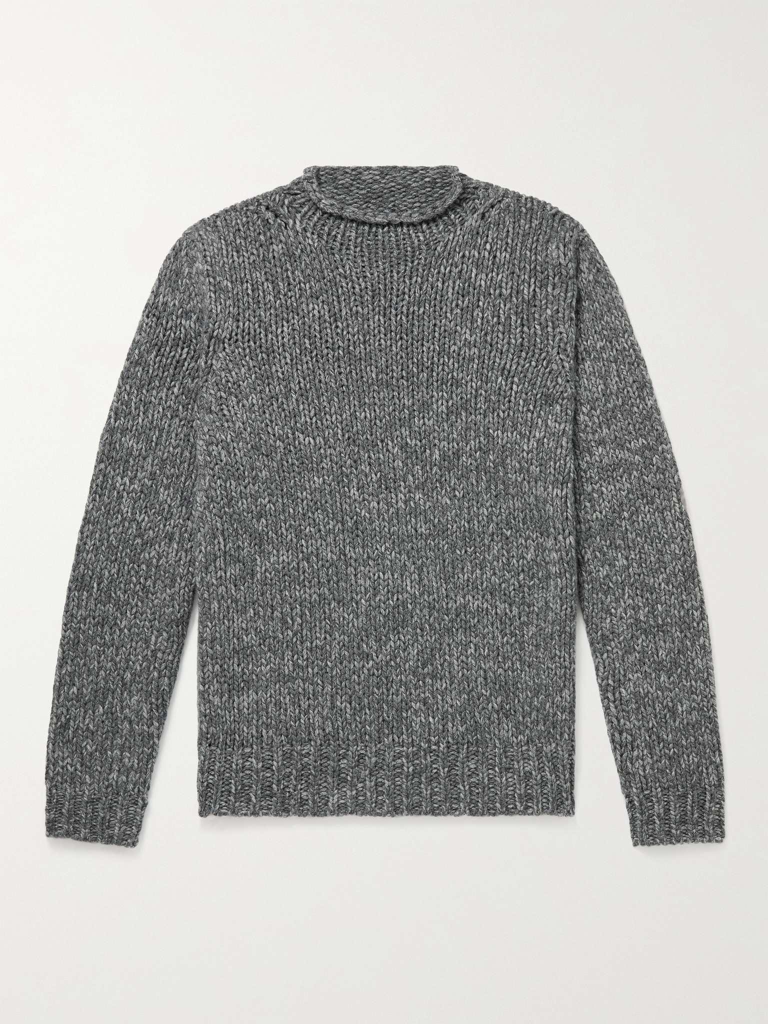 Cashmere Mock-Neck Sweater - 1