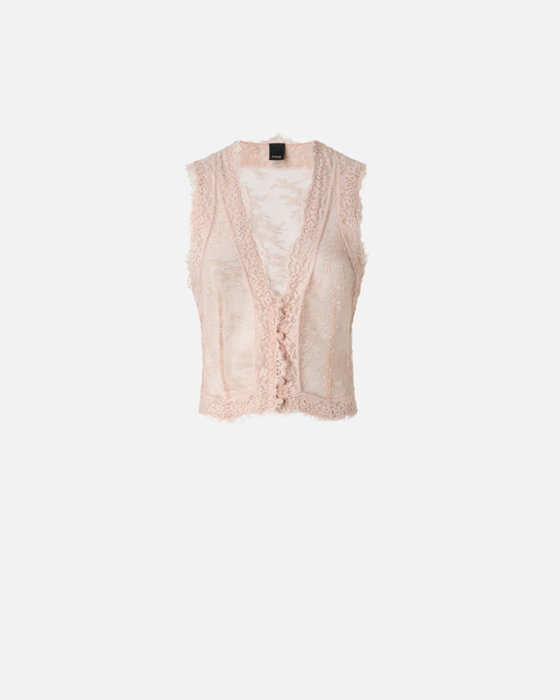 VALENCIENNES LACE VEST 1