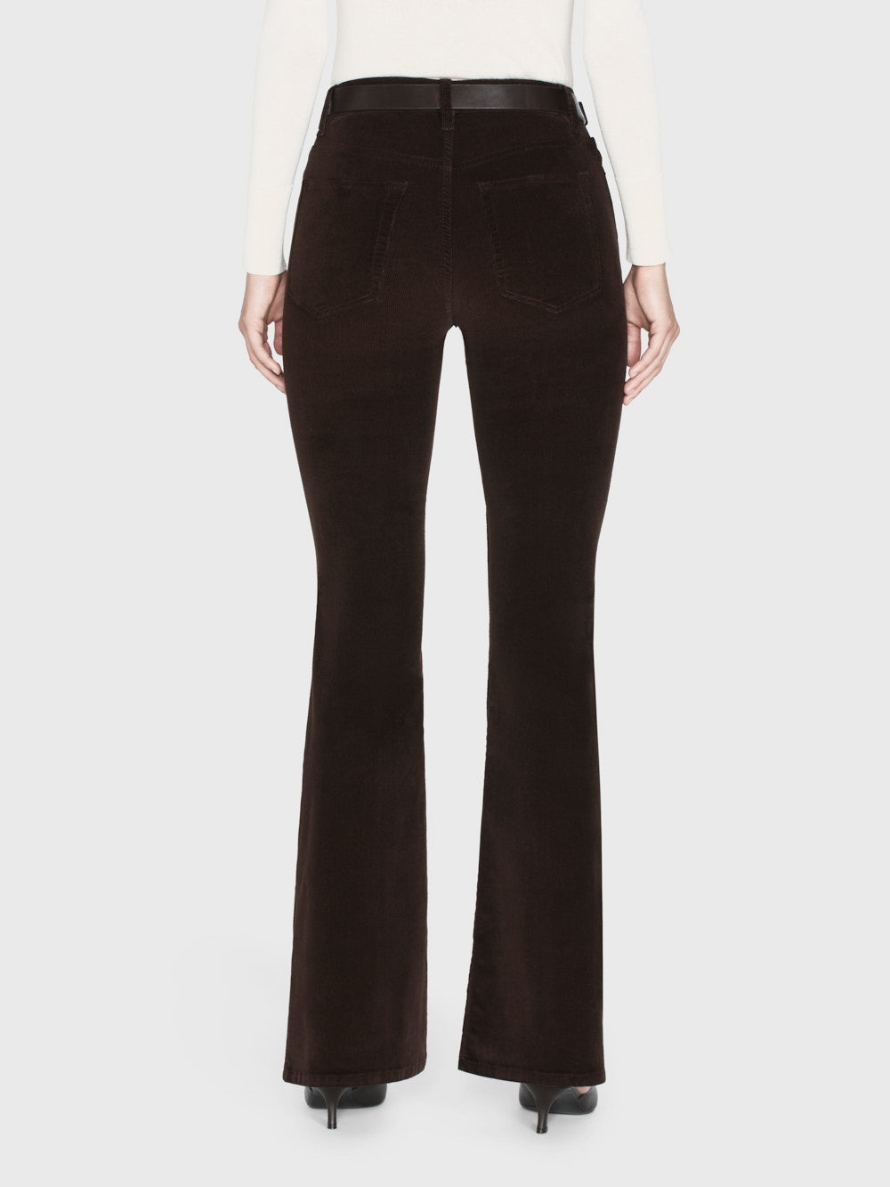 Le Easy Flare Corduroy in Espresso - 7