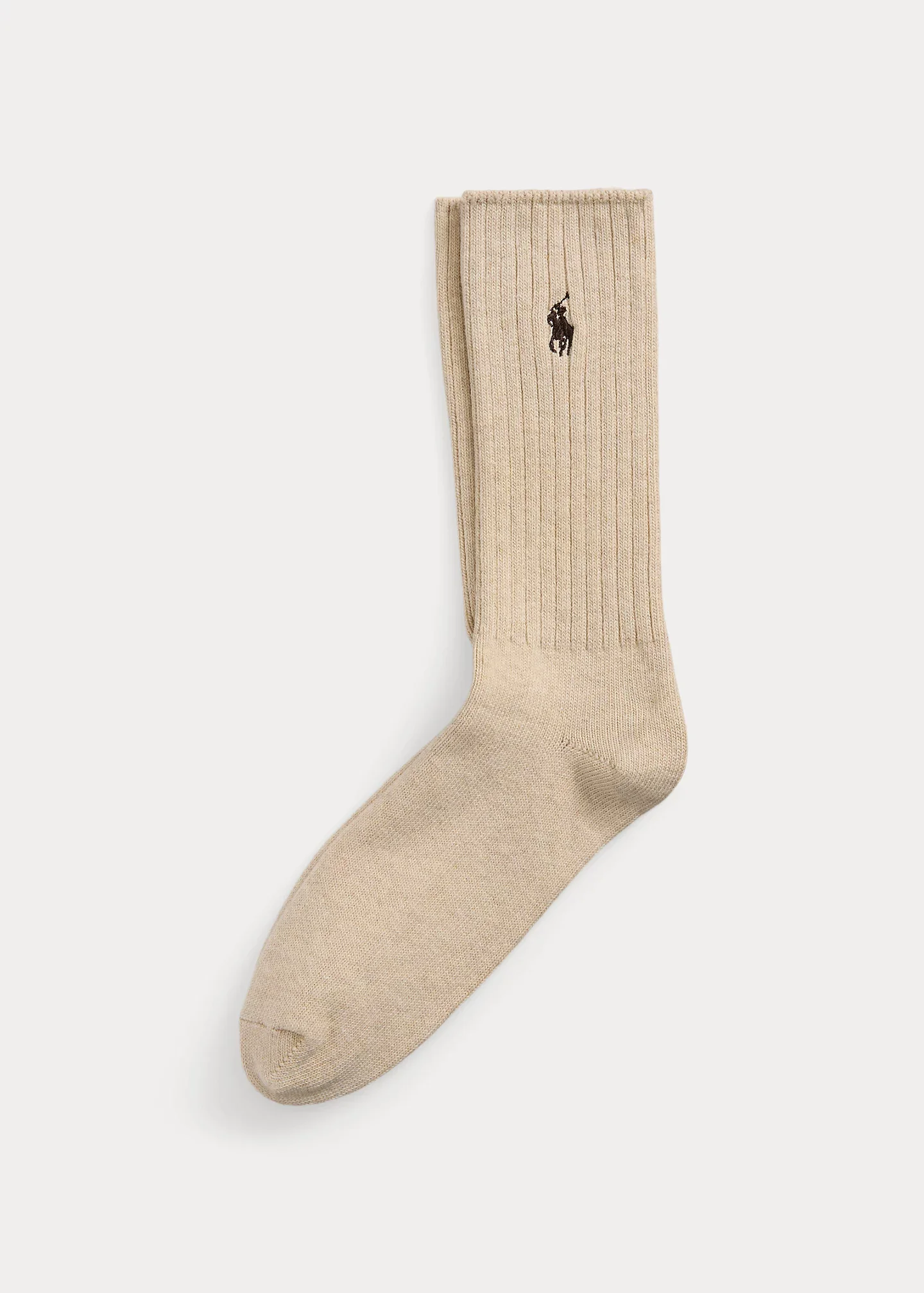 Signature Pony Cotton-Blend Crew Socks - 1