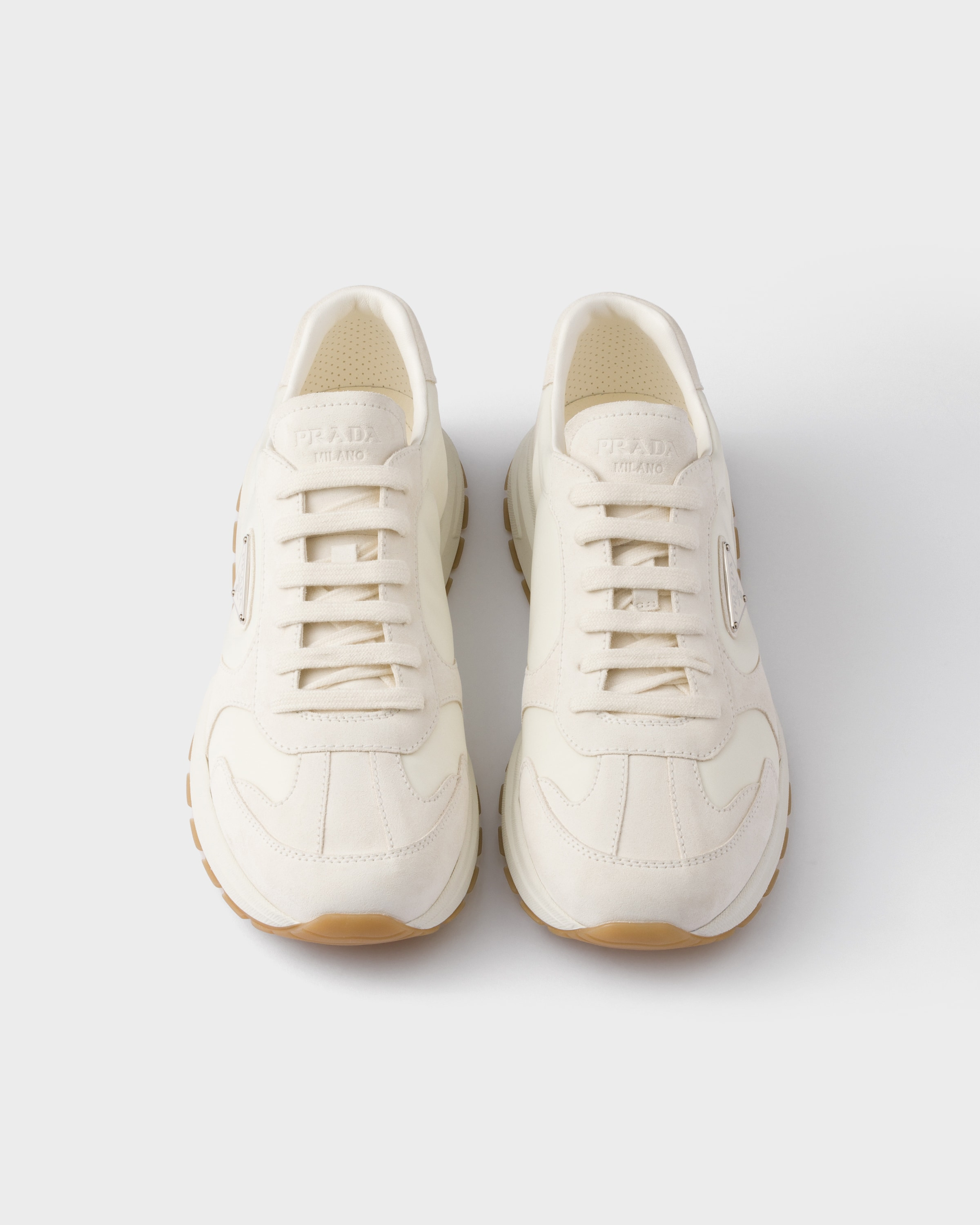 Prax suede and Re-Nylon sneakers - 4