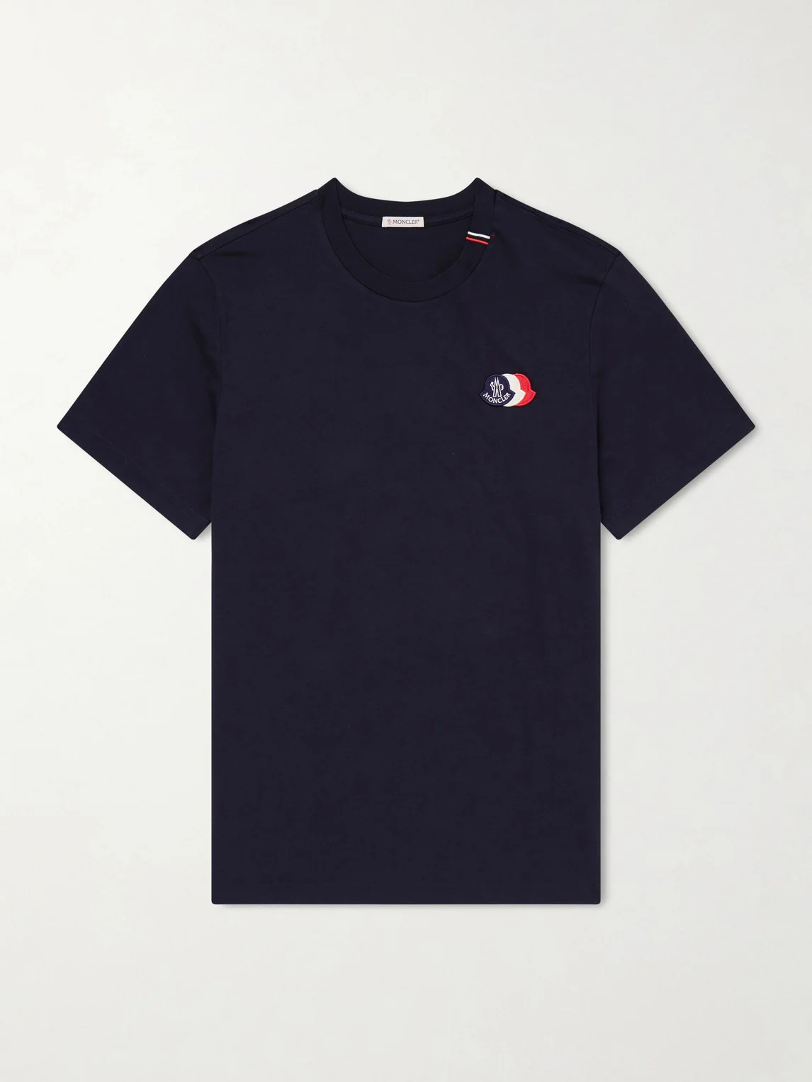 Logo-Appliquéd Cotton-Jersey T-Shirt - 1
