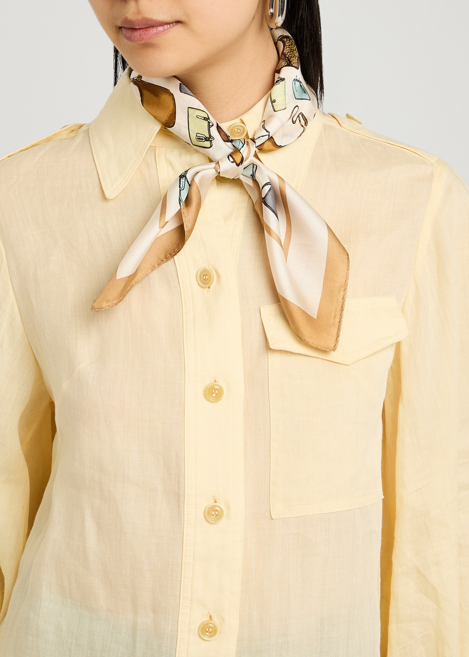 Coach Printed Silk Bandana Scarf - 4