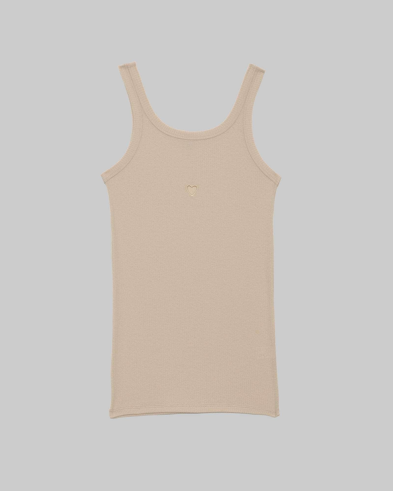 Heart Tank - Organic Cotton Rib - 7