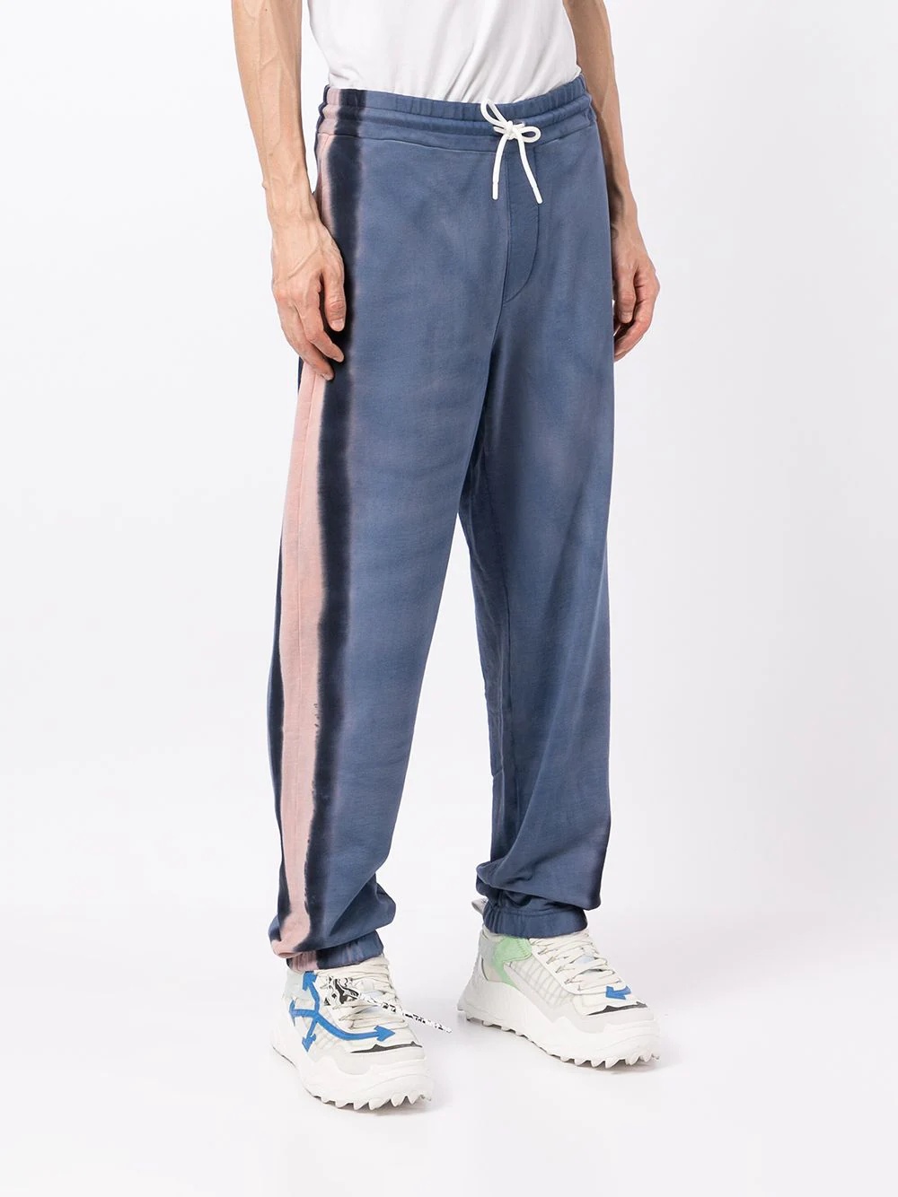 side-stripe track pants - 3