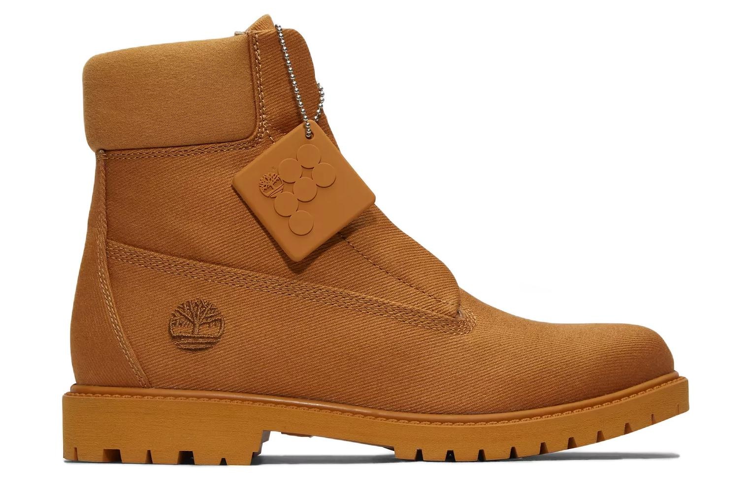 (WMNS) Timberland x Pangaia Waterproof 6 Inch Boots 'Wheat' A5XVY231 - 2