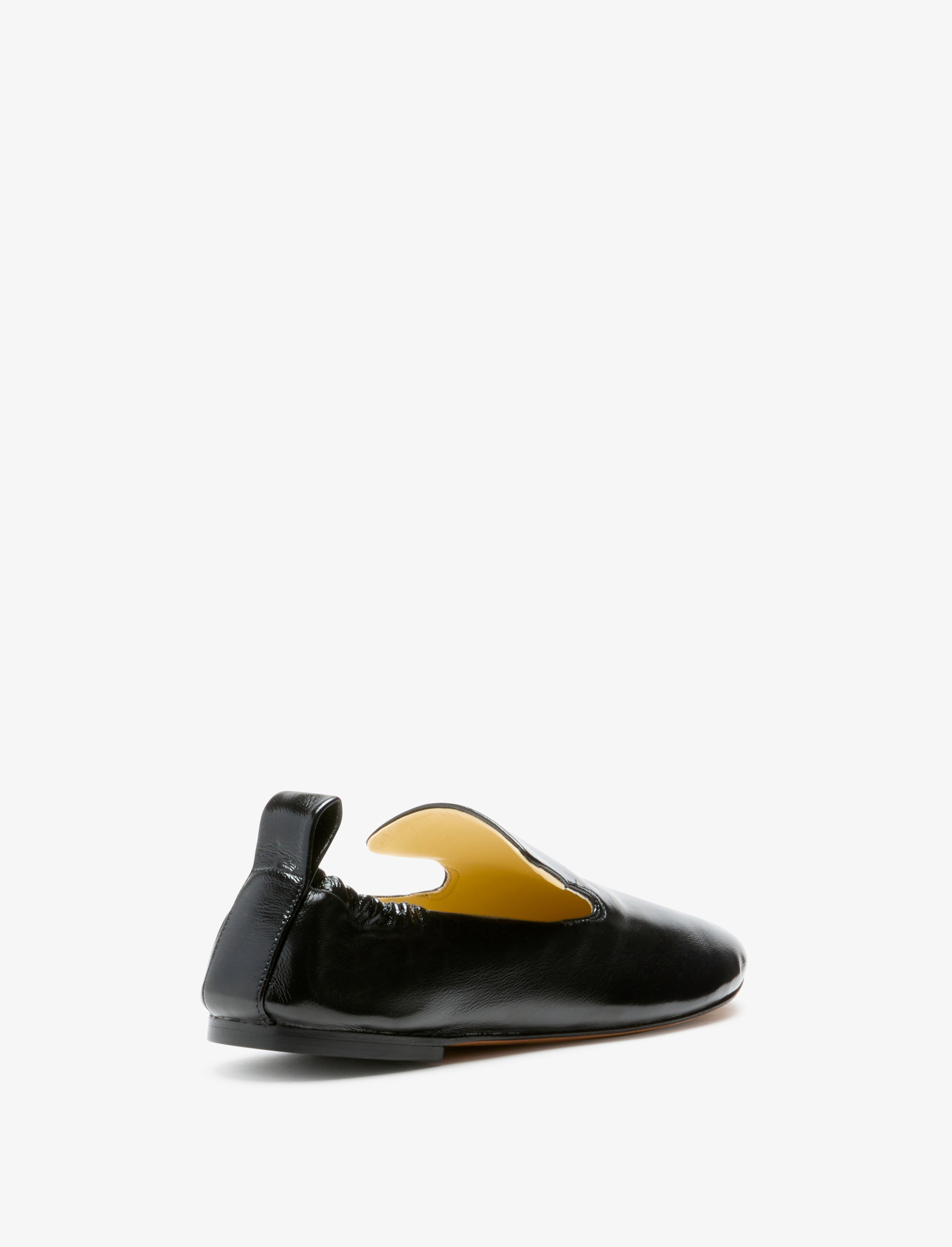 Glove Ruched Loafers in Slick Nappa - 3