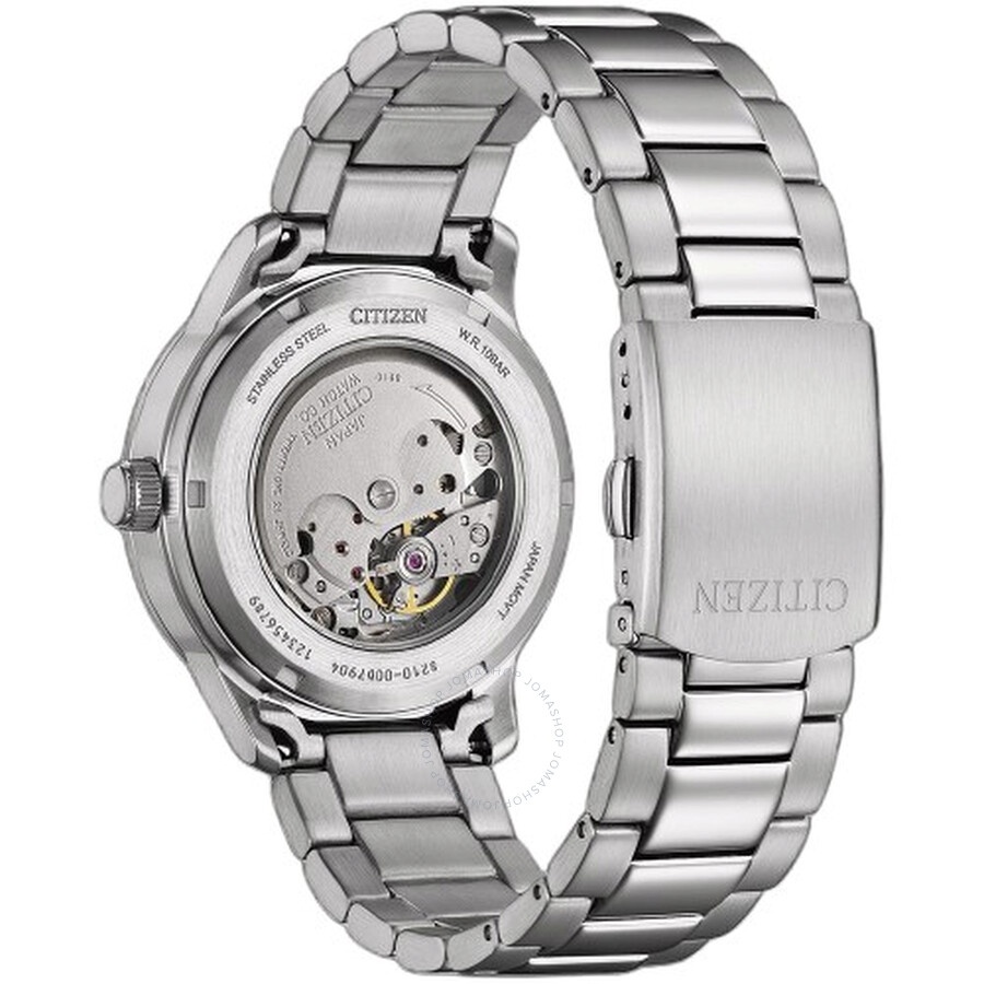 Citizen - Citizen Automatic Salmon Dial Men's Watch NJ0191-83X - 3