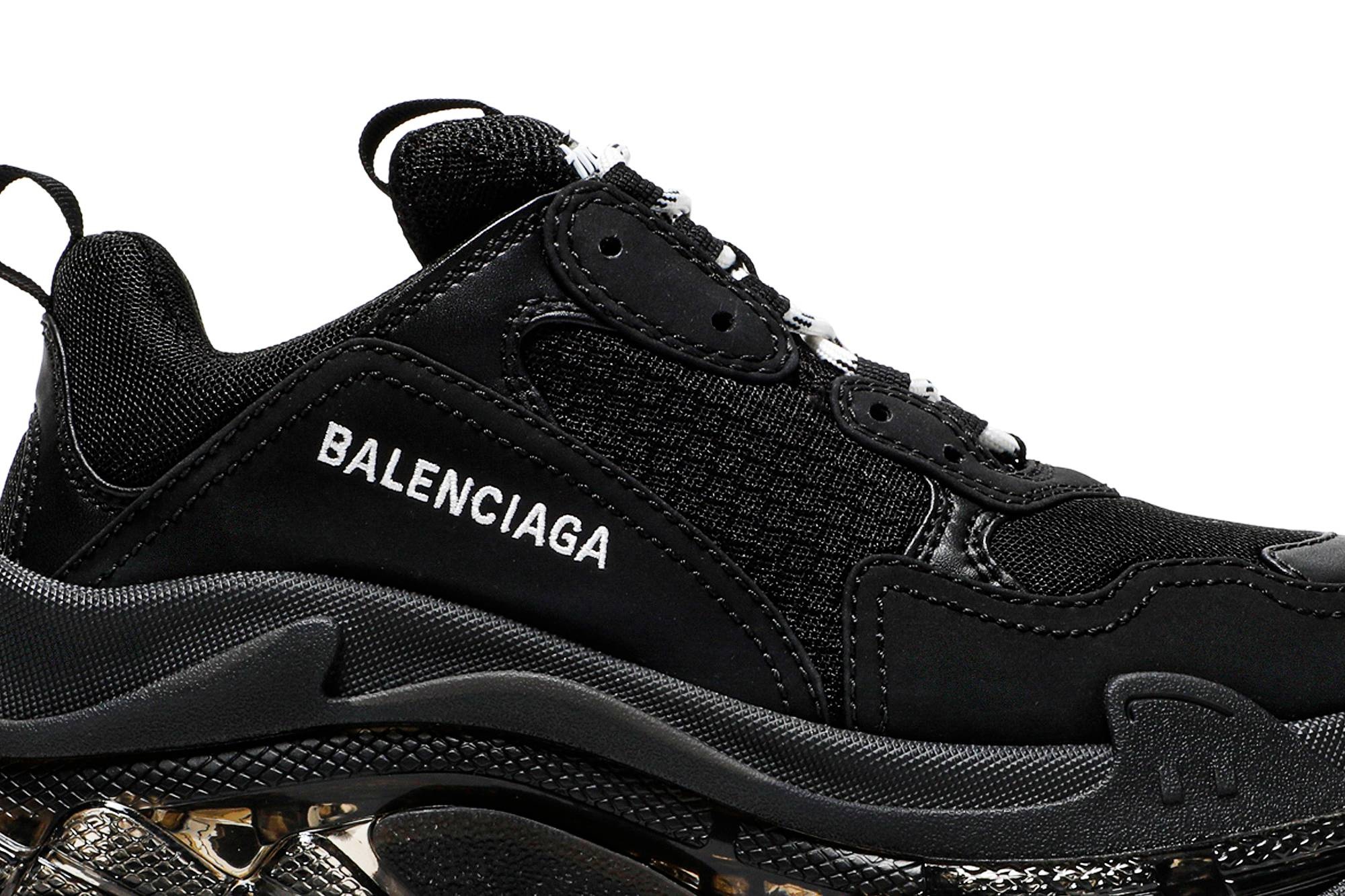Balenciaga Wmns Triple S Sneaker 'Clear Sole - Black' - 2